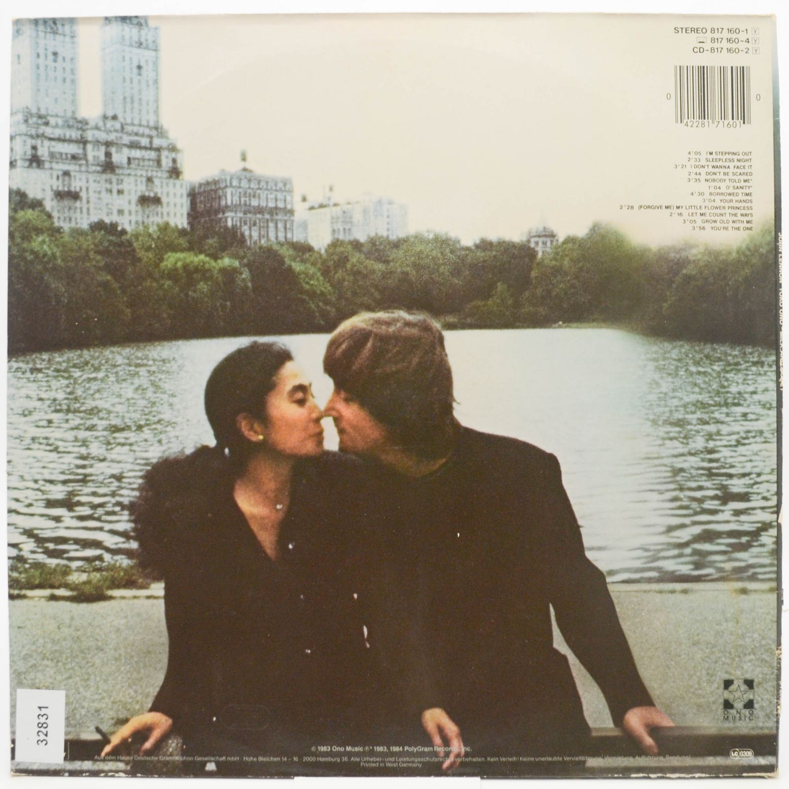 John Lennon & Yoko Ono — Milk And Honey, 1984