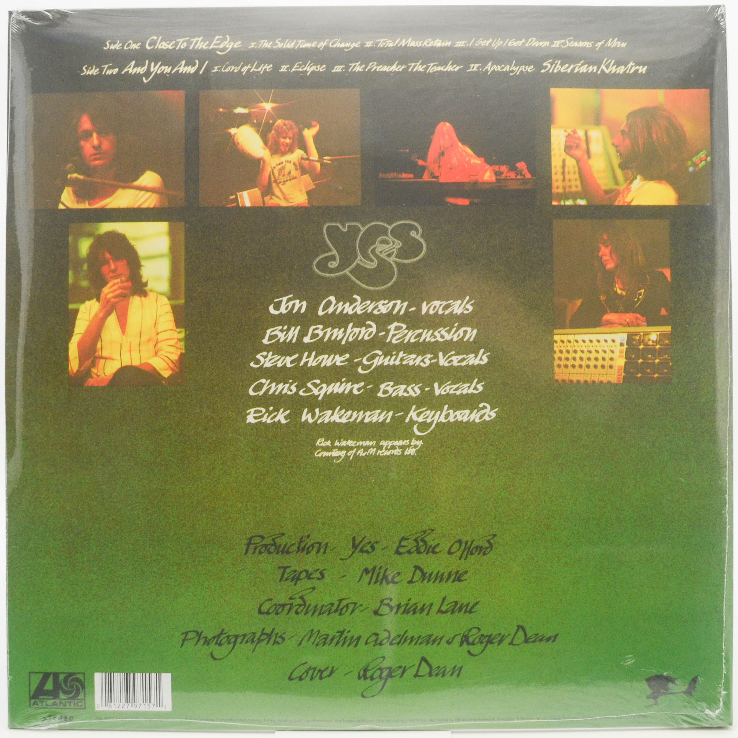 Yes — Close To The Edge, 1972