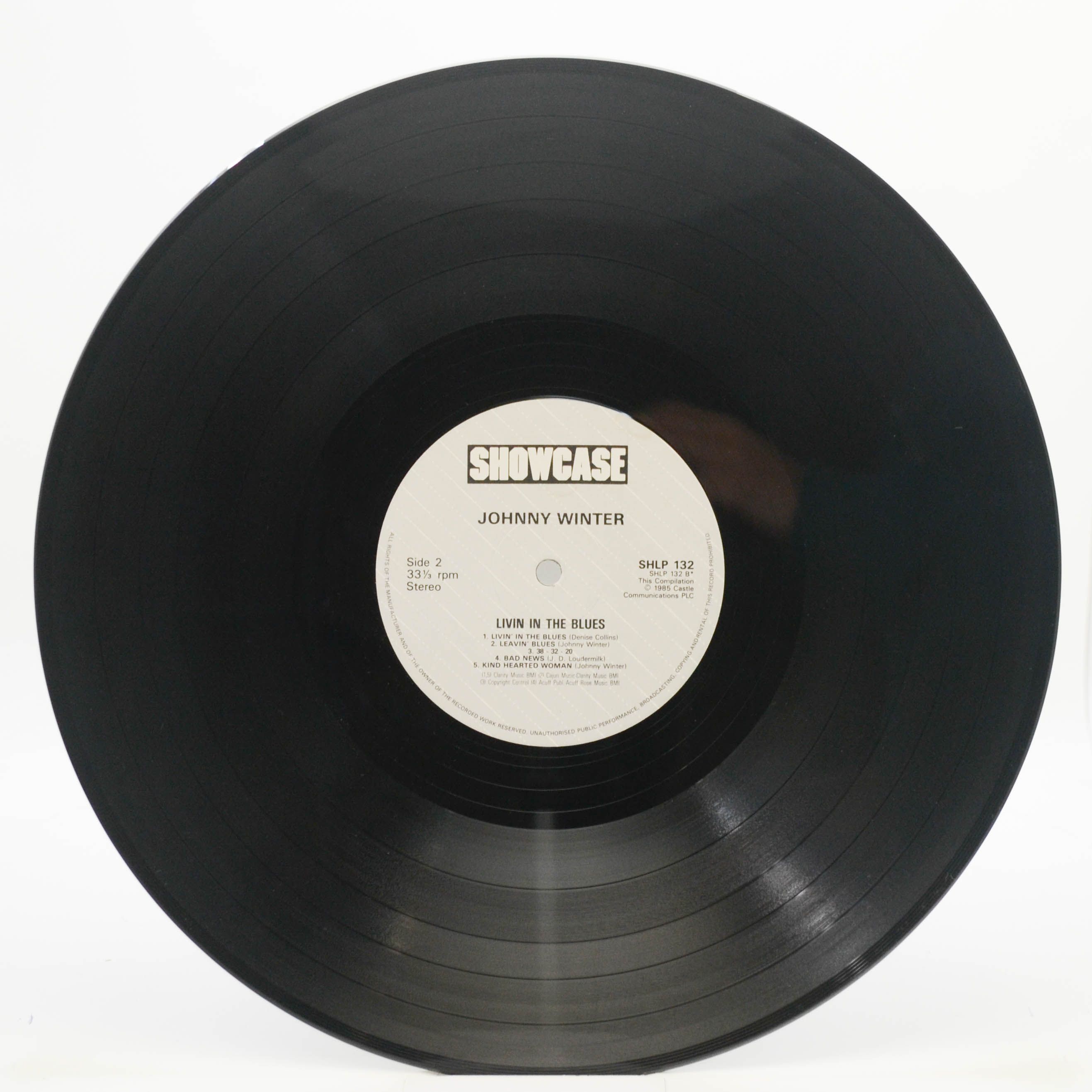 Johnny Winter — Livin' In The Blues (UK), 1985
