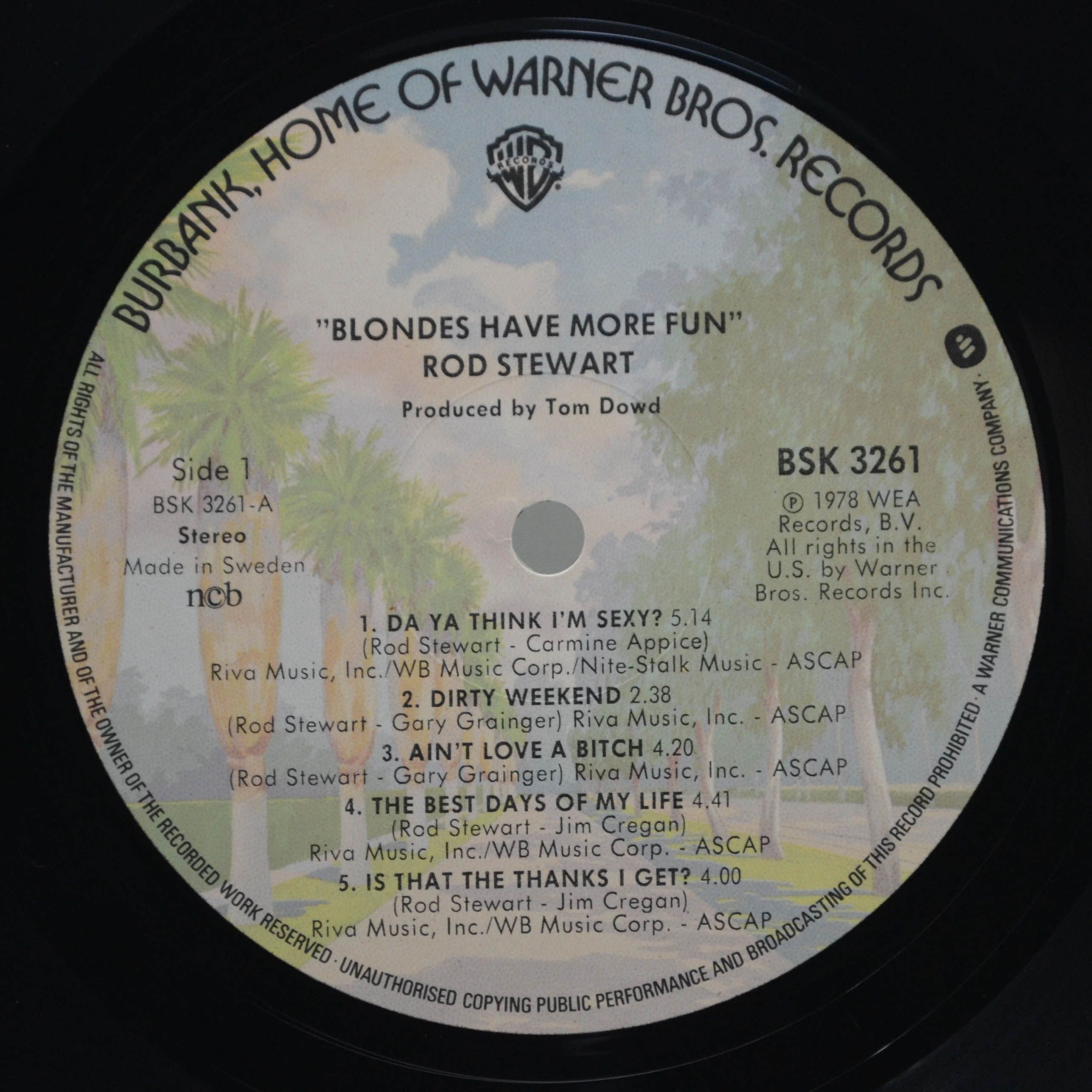 Rod Stewart — Blondes Have More Fun, 1978