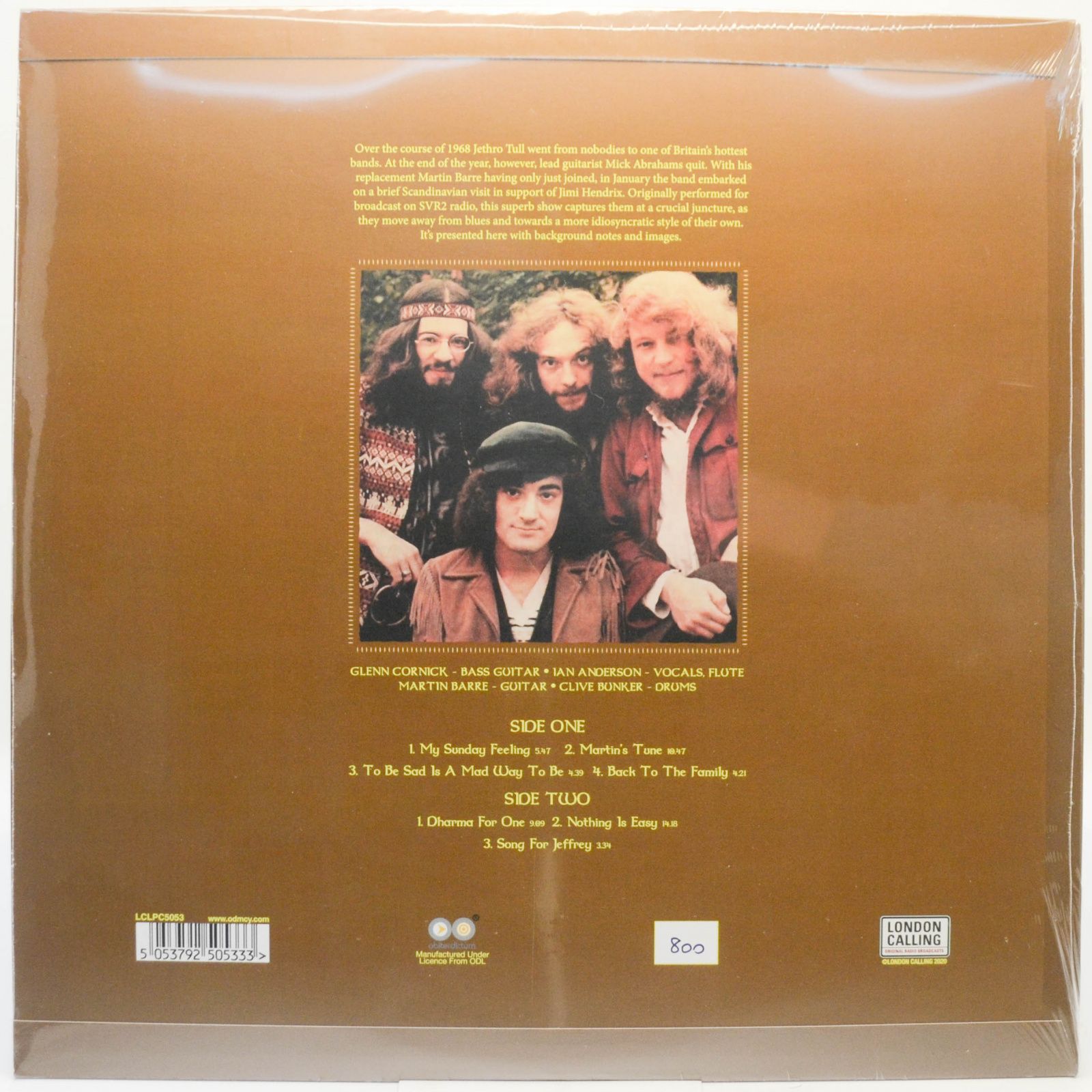 Jethro Tull — Live In Sweden '69, 2020