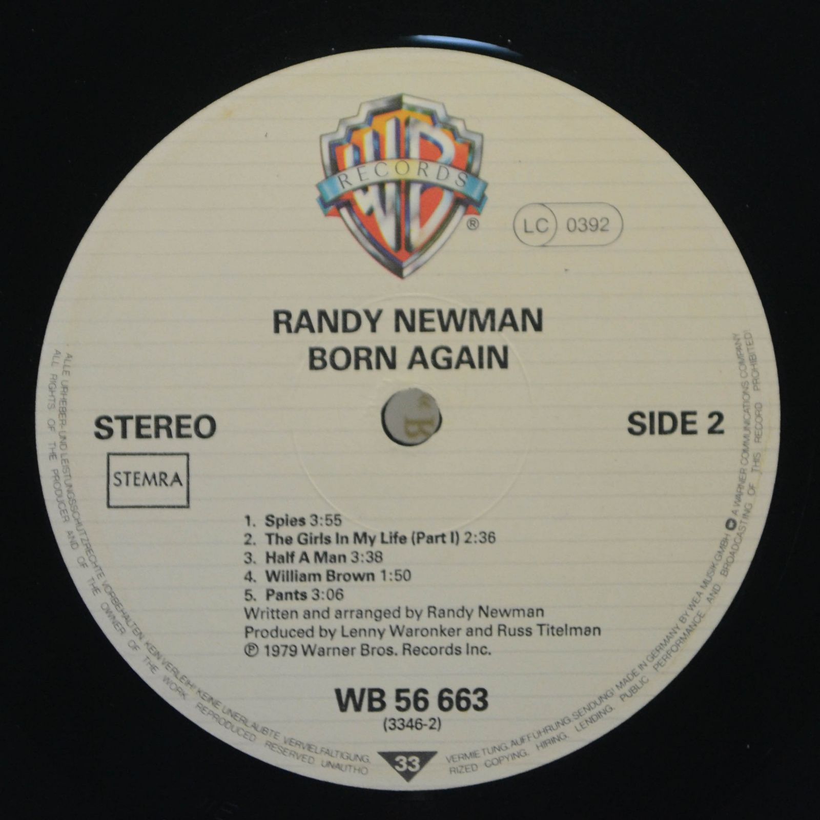 Randy Newman — Born Again, 1979