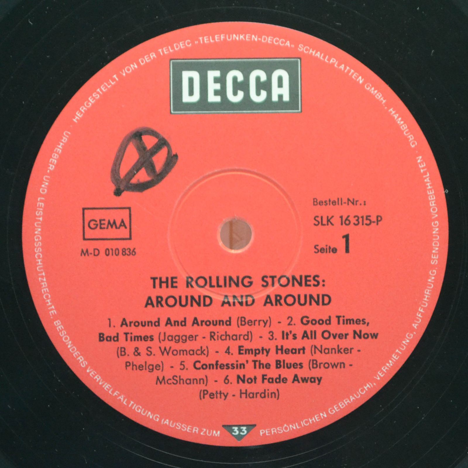 Rolling Stones — Around And Around, 1970
