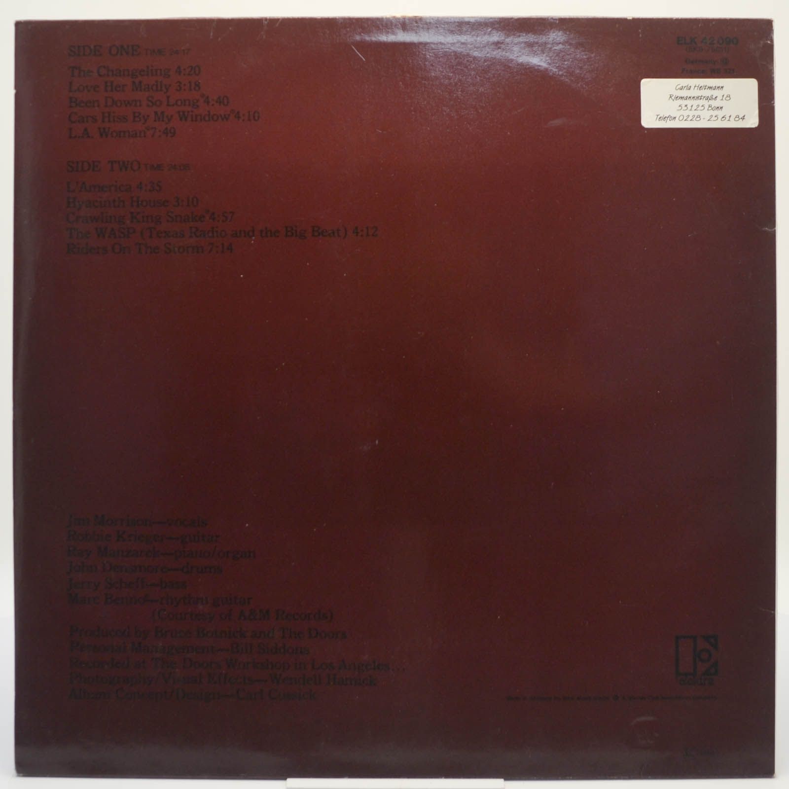 Doors — L.A. Woman, 1971