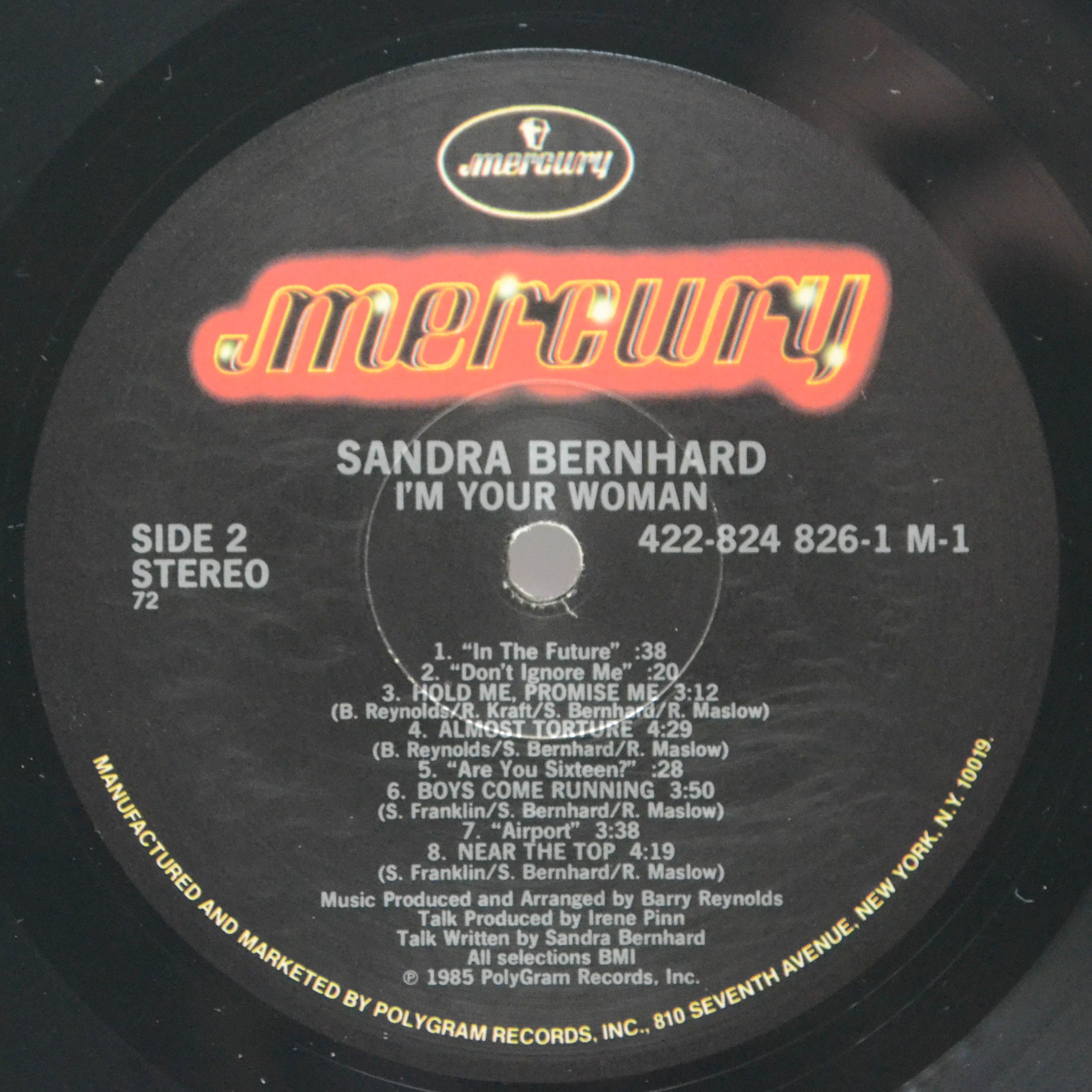 Sandra Bernhard — I'm Your Woman (USA), 1985