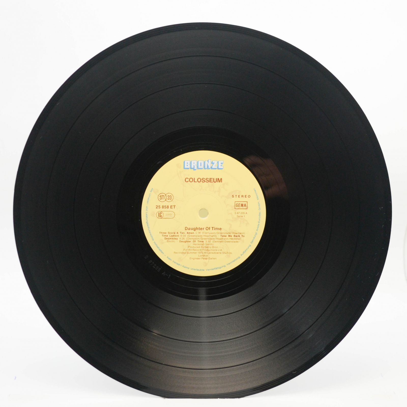 Colosseum — Daughter Of Time, 1970