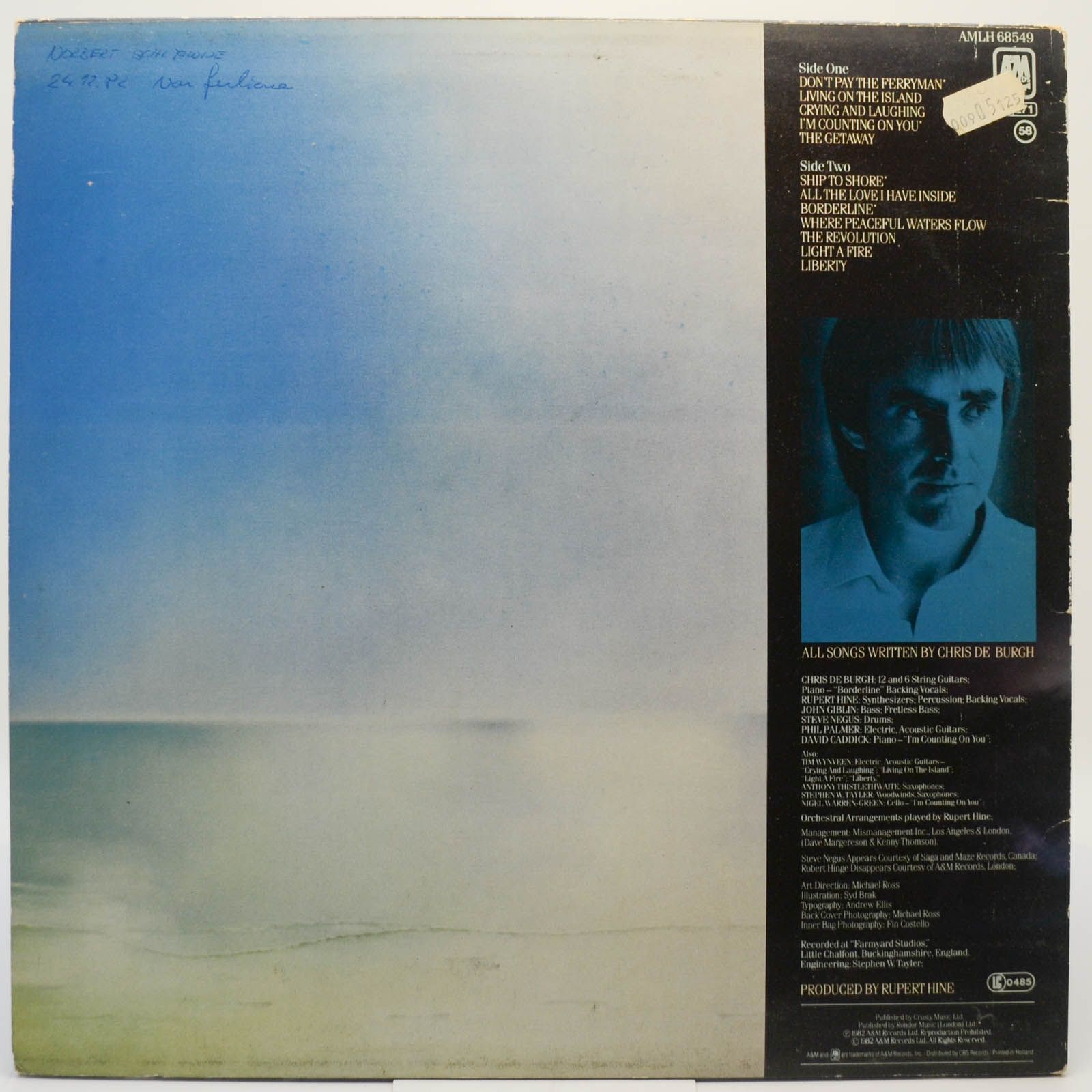 Chris de Burgh — The Getaway, 1982