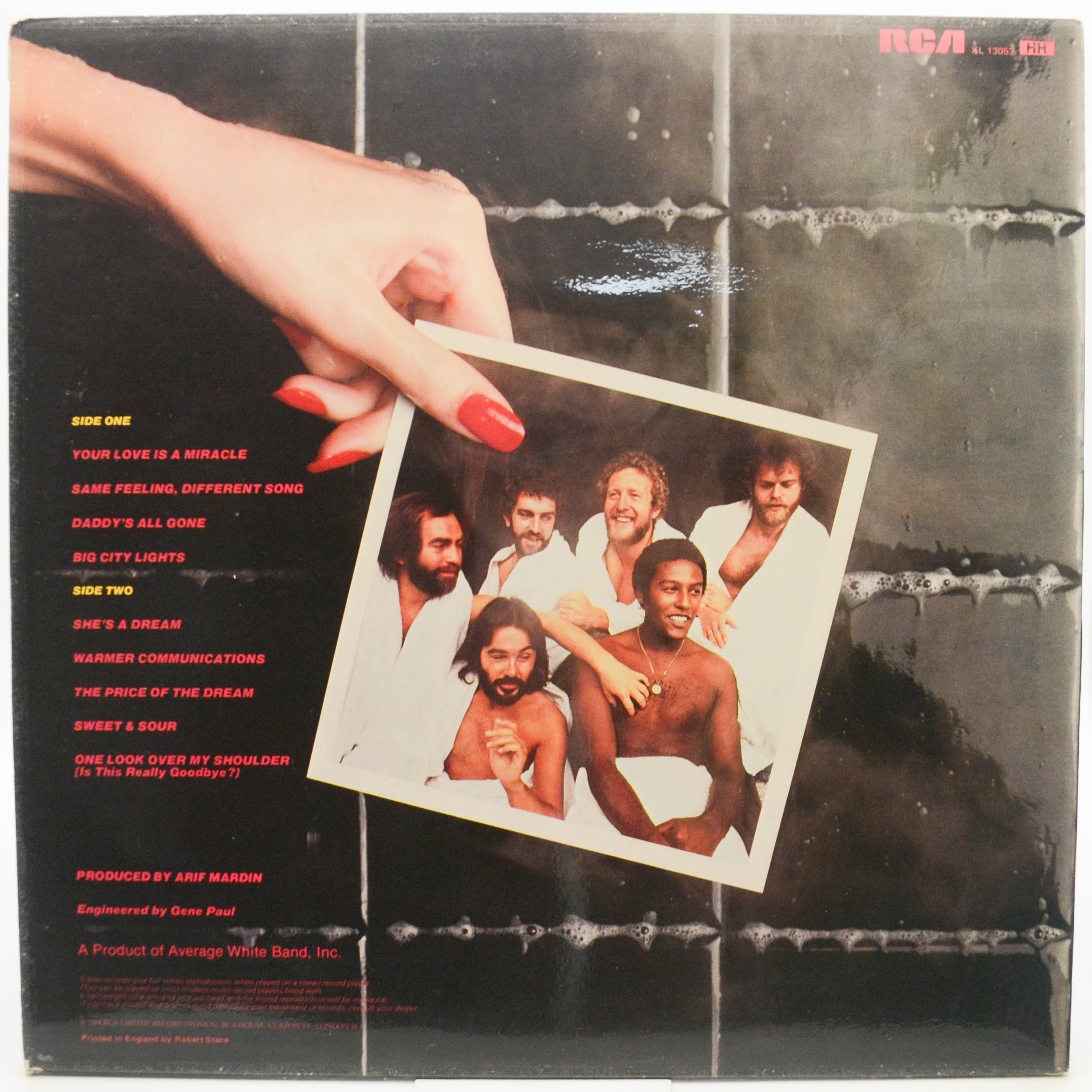 Average White Band — Warmer Communications (UK), 1978