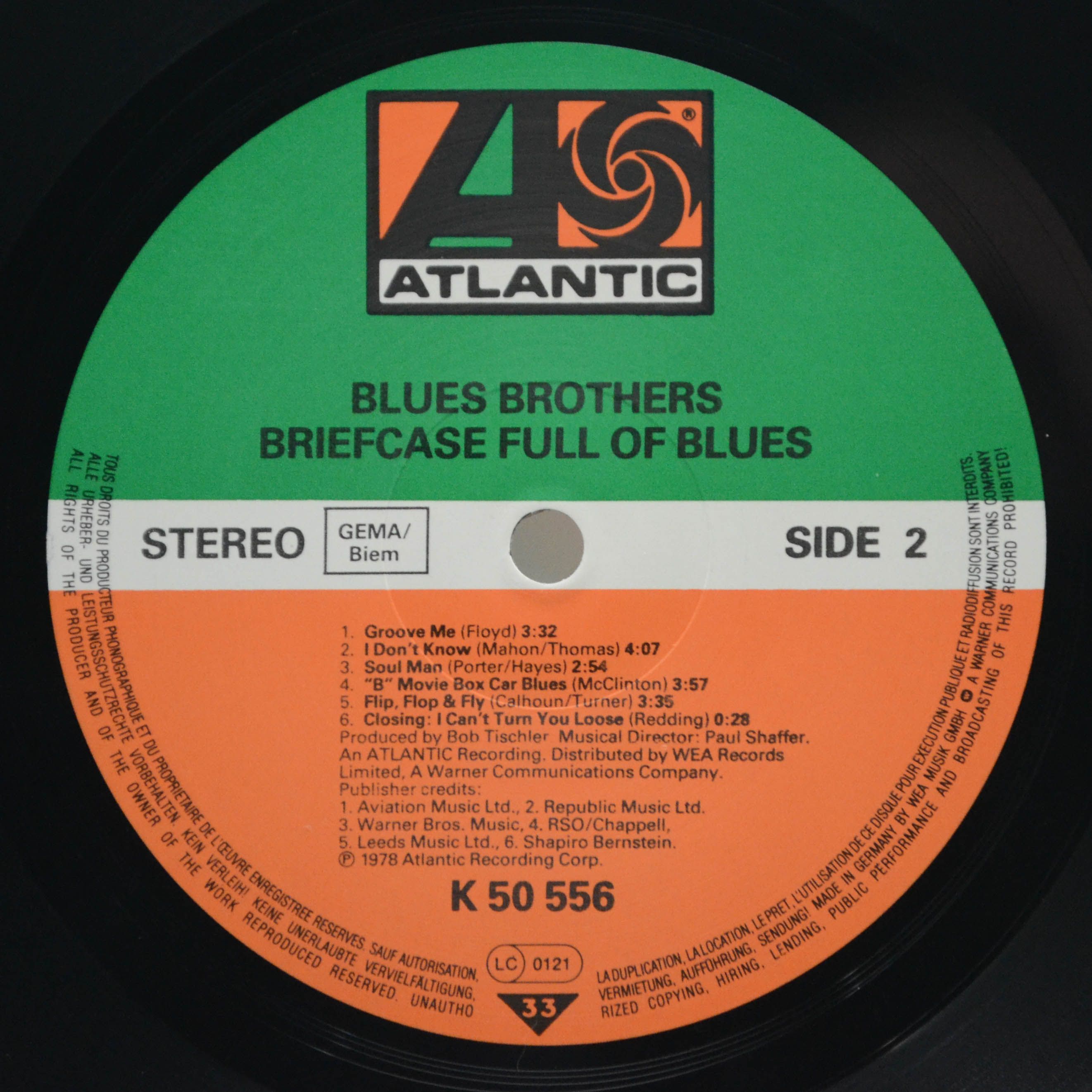 Blues Brothers — Briefcase Full Of Blues, 1978