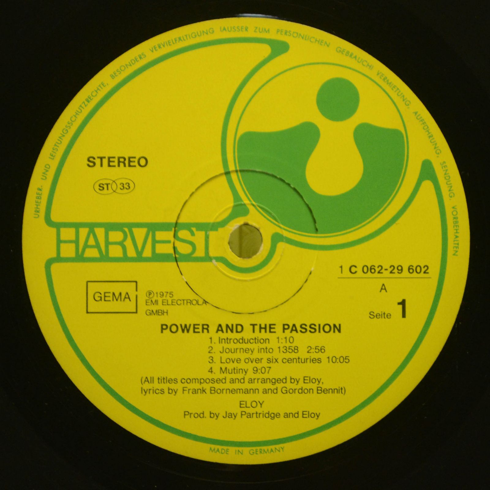 Eloy — Power And The Passion, 1975