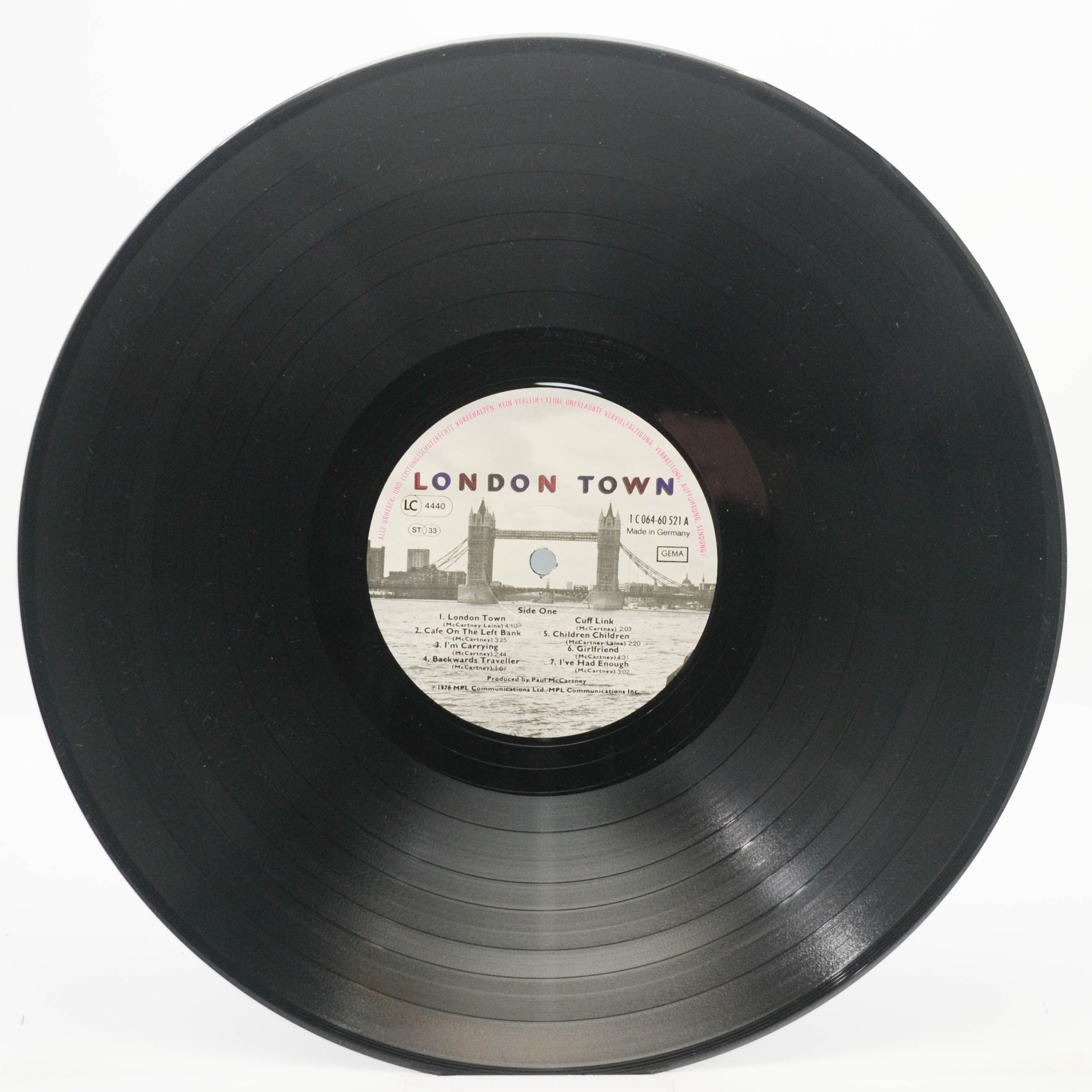 Wings — London Town (poster), 1978