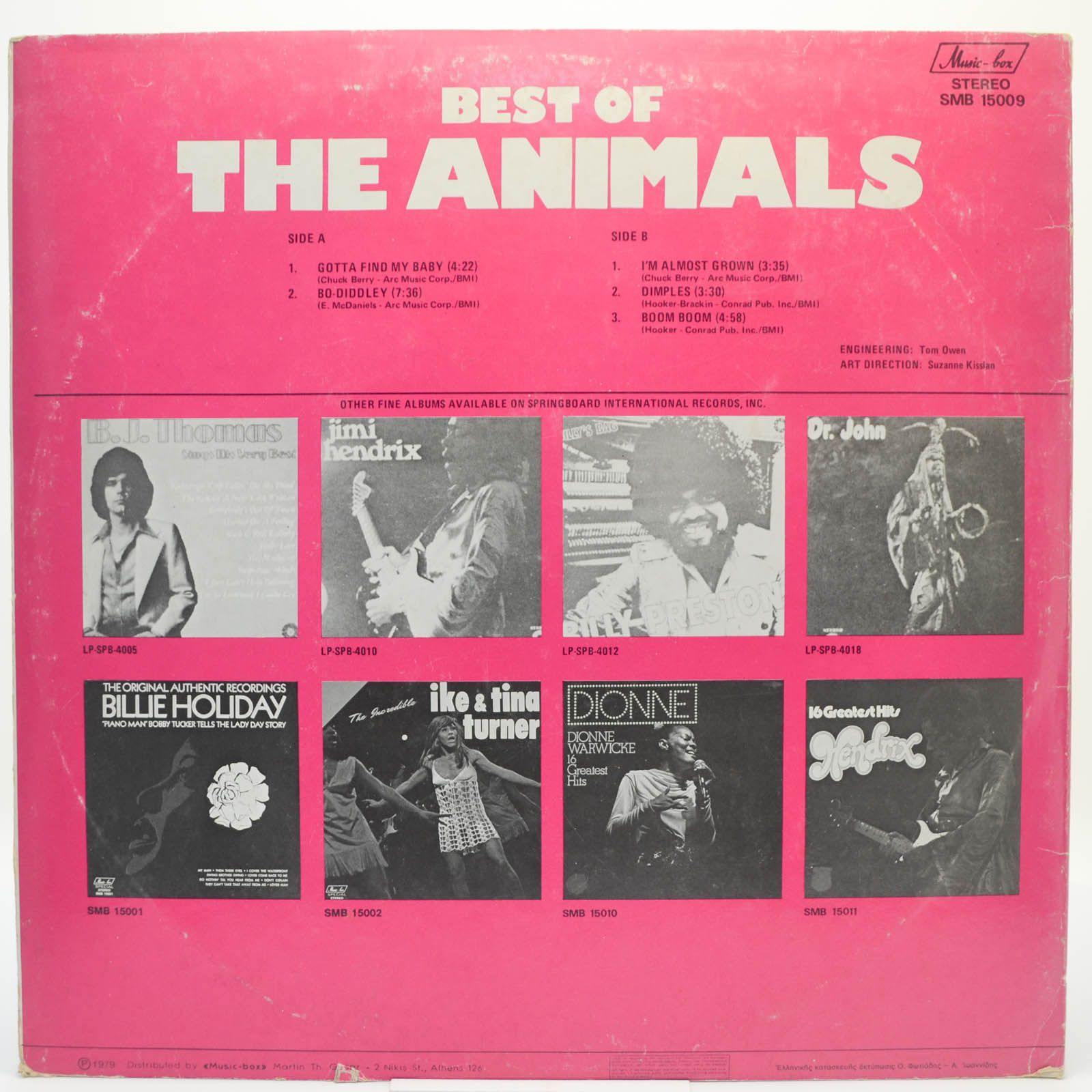 Animals — Best Of The Animals, 1979