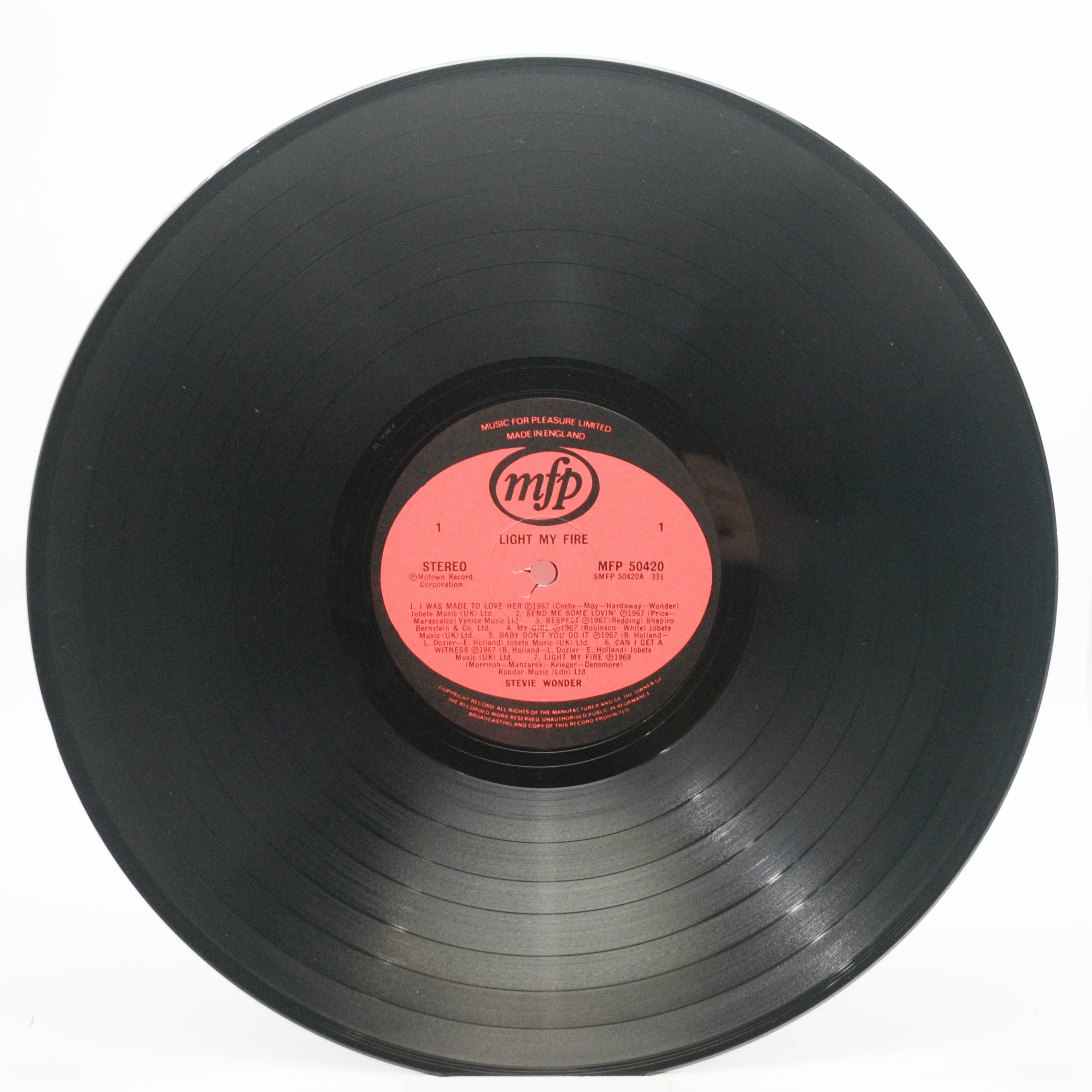 Stevie Wonder — Light My Fire (UK), 1979