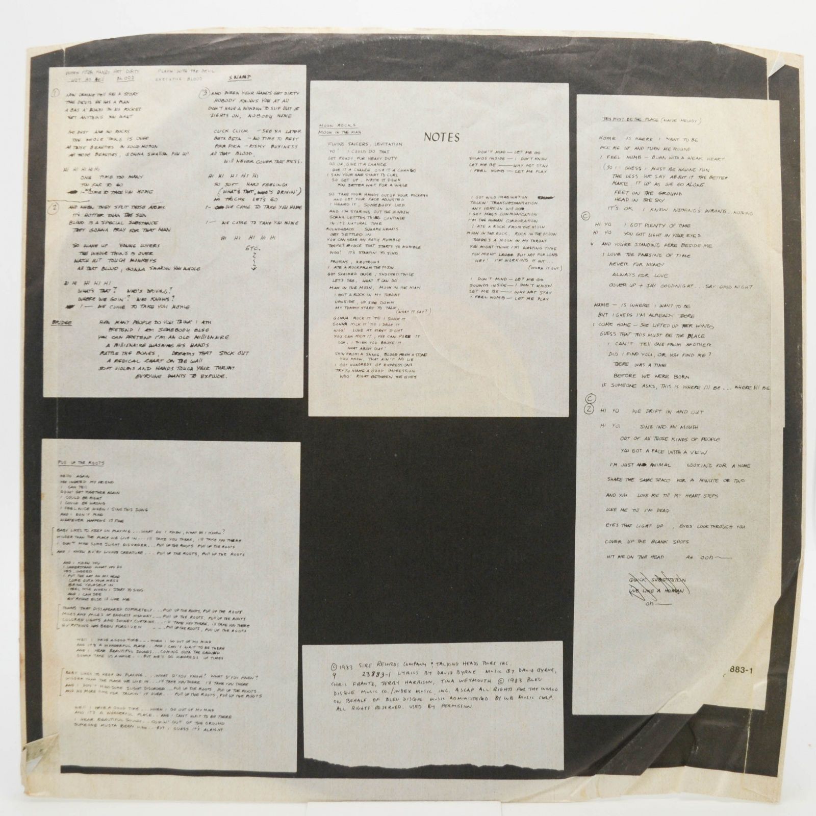 Talking Heads — Speaking In Tongues, 1983