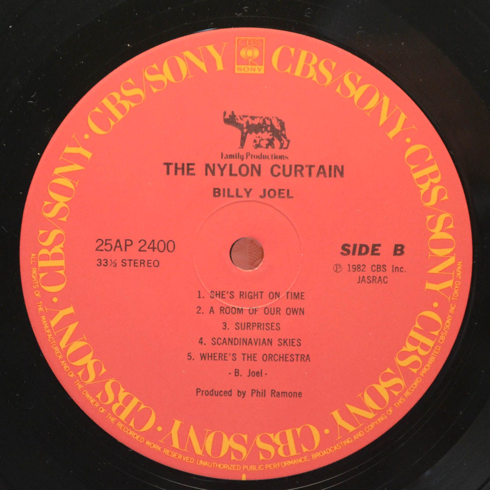 Billy Joel — The Nylon Curtain, 1982