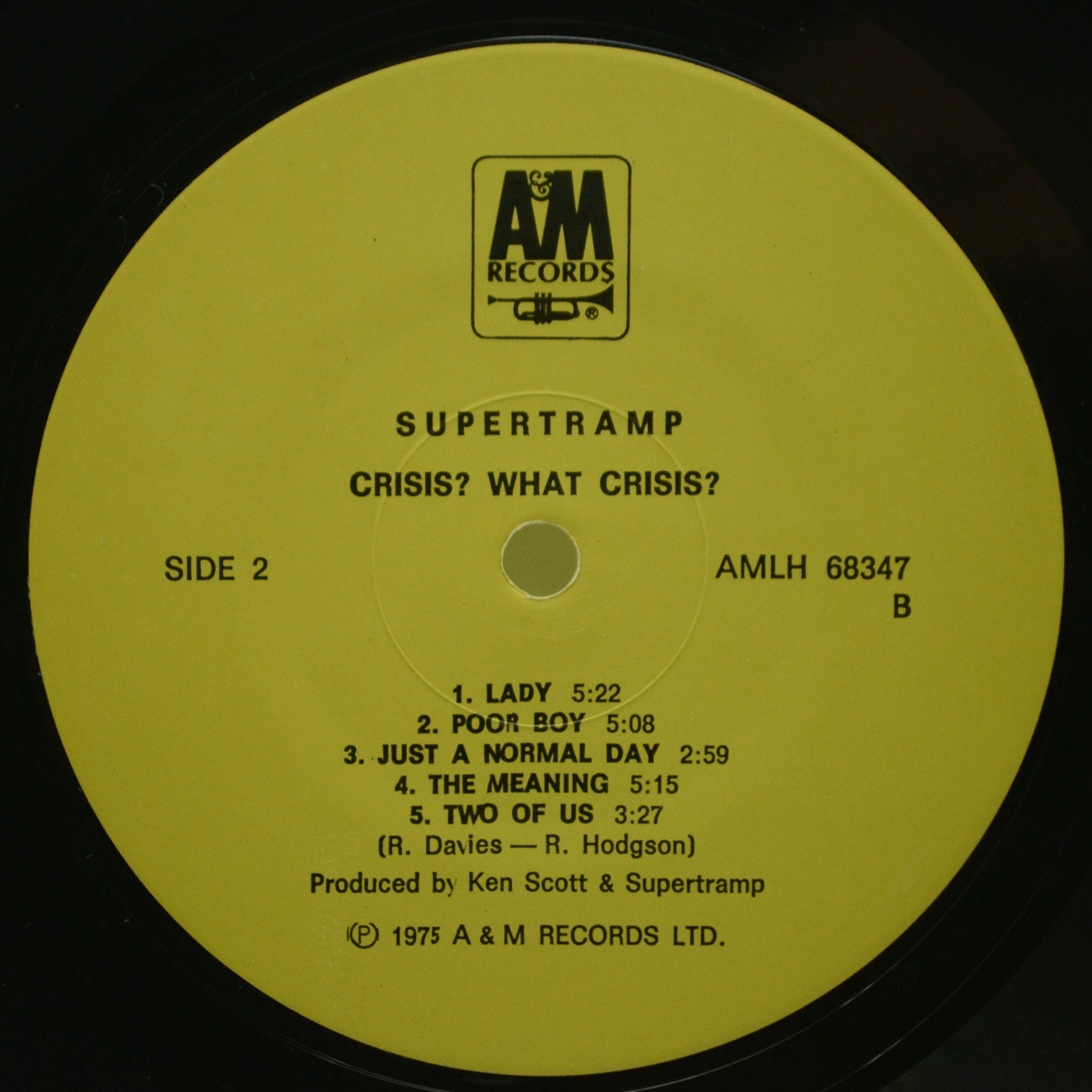 Supertramp — Crisis? What Crisis?, 1975