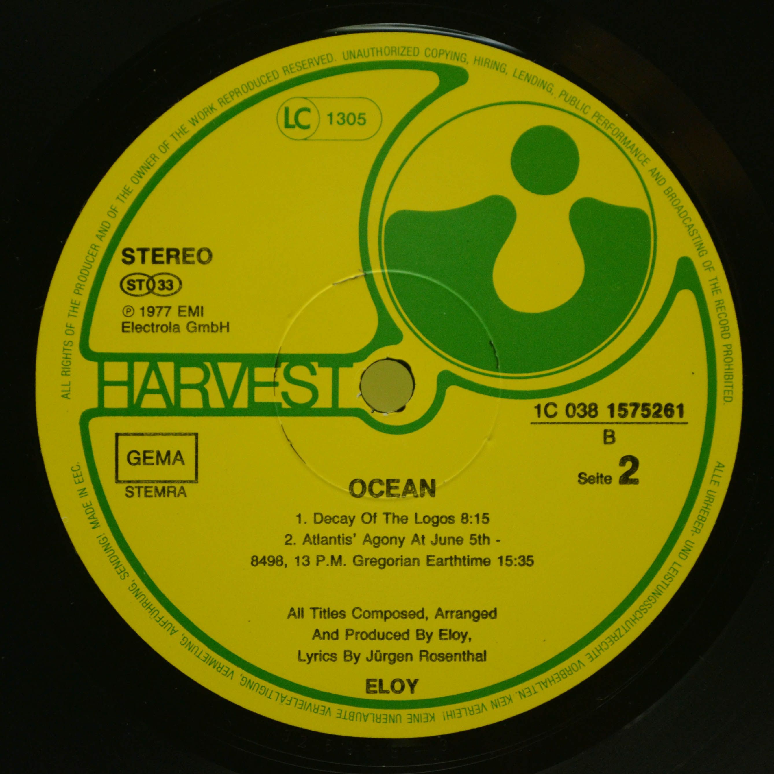 Eloy — Ocean, 1977