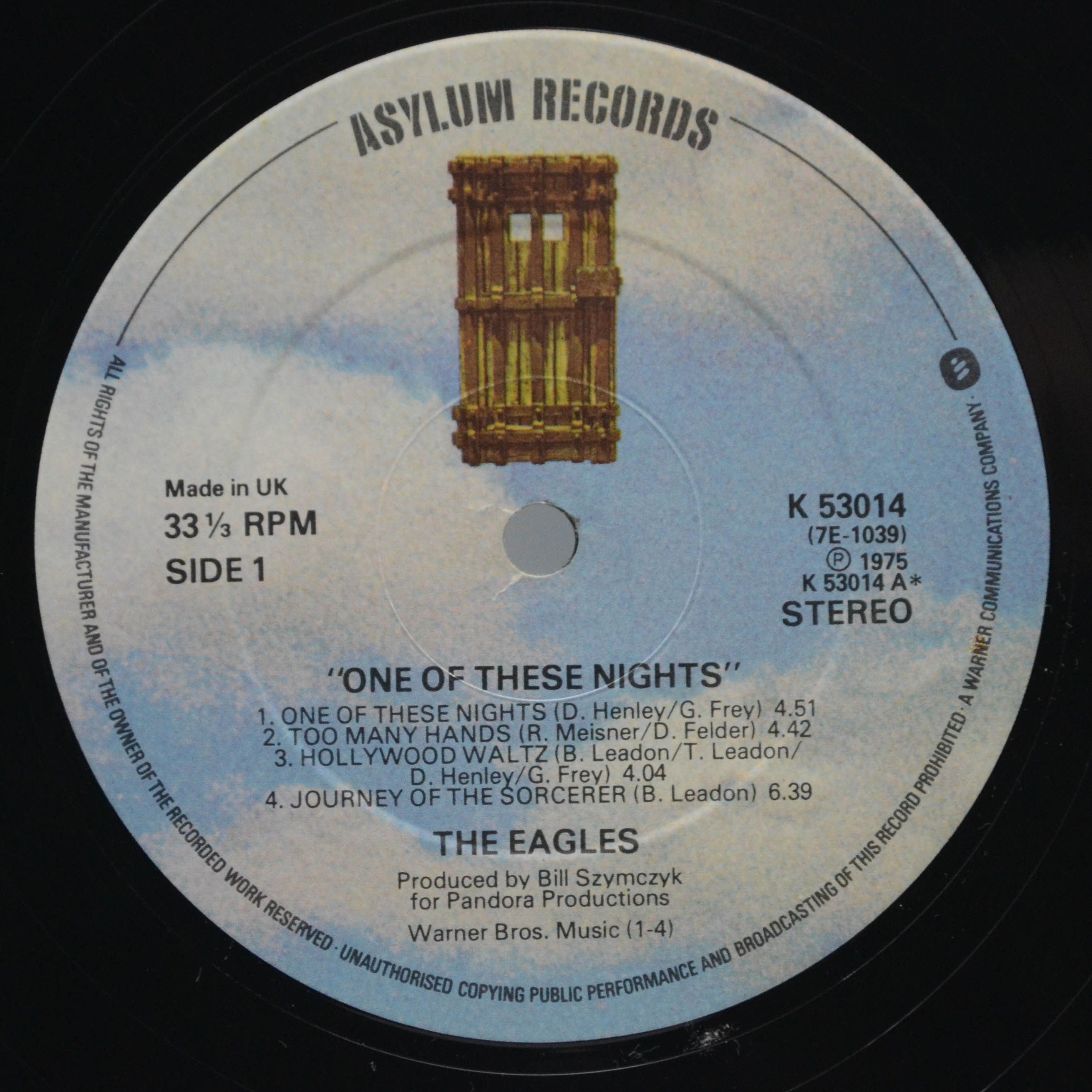 Eagles — One Of These Nights (UK), 1976