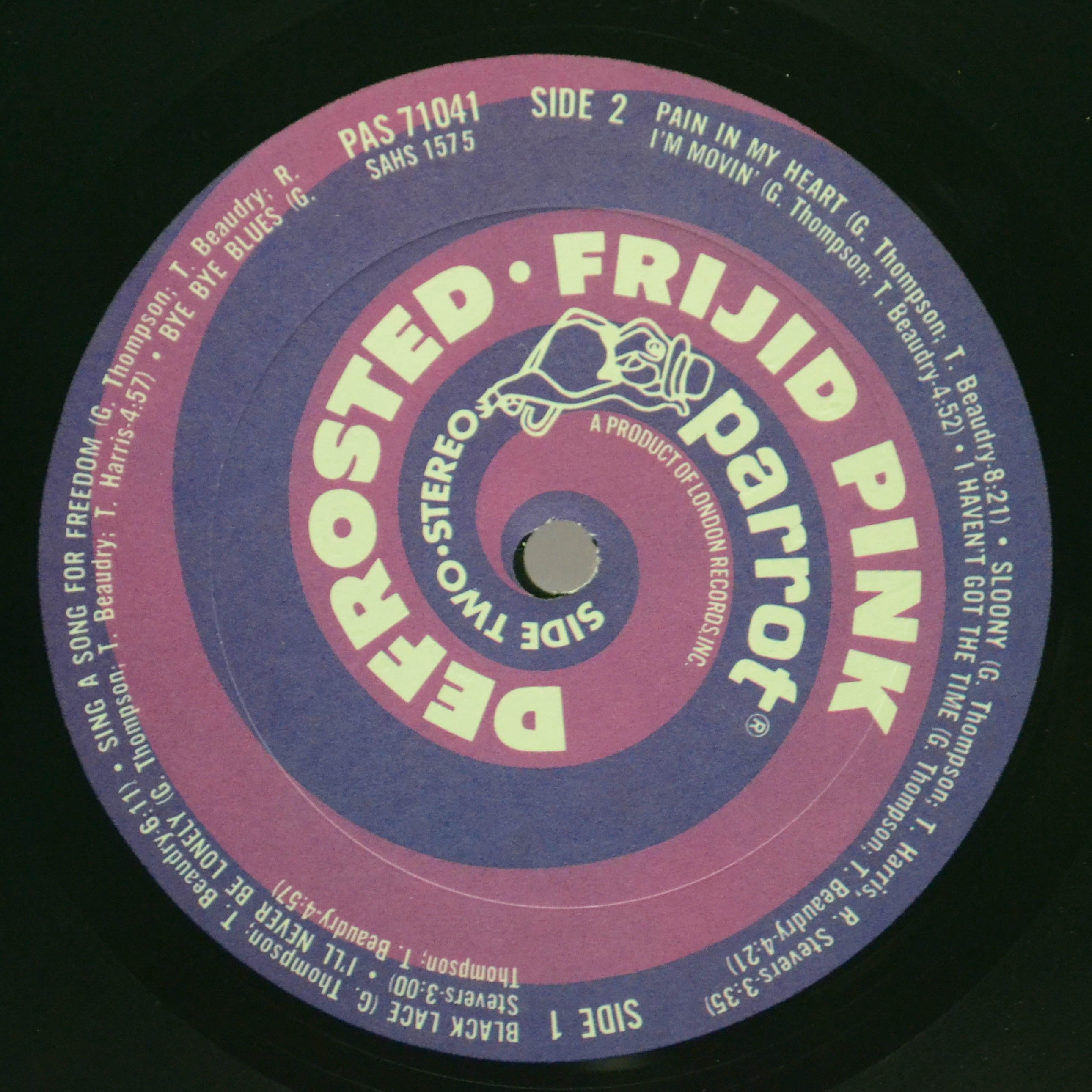 Frijid Pink — Defrosted (1-st, USA), 1970