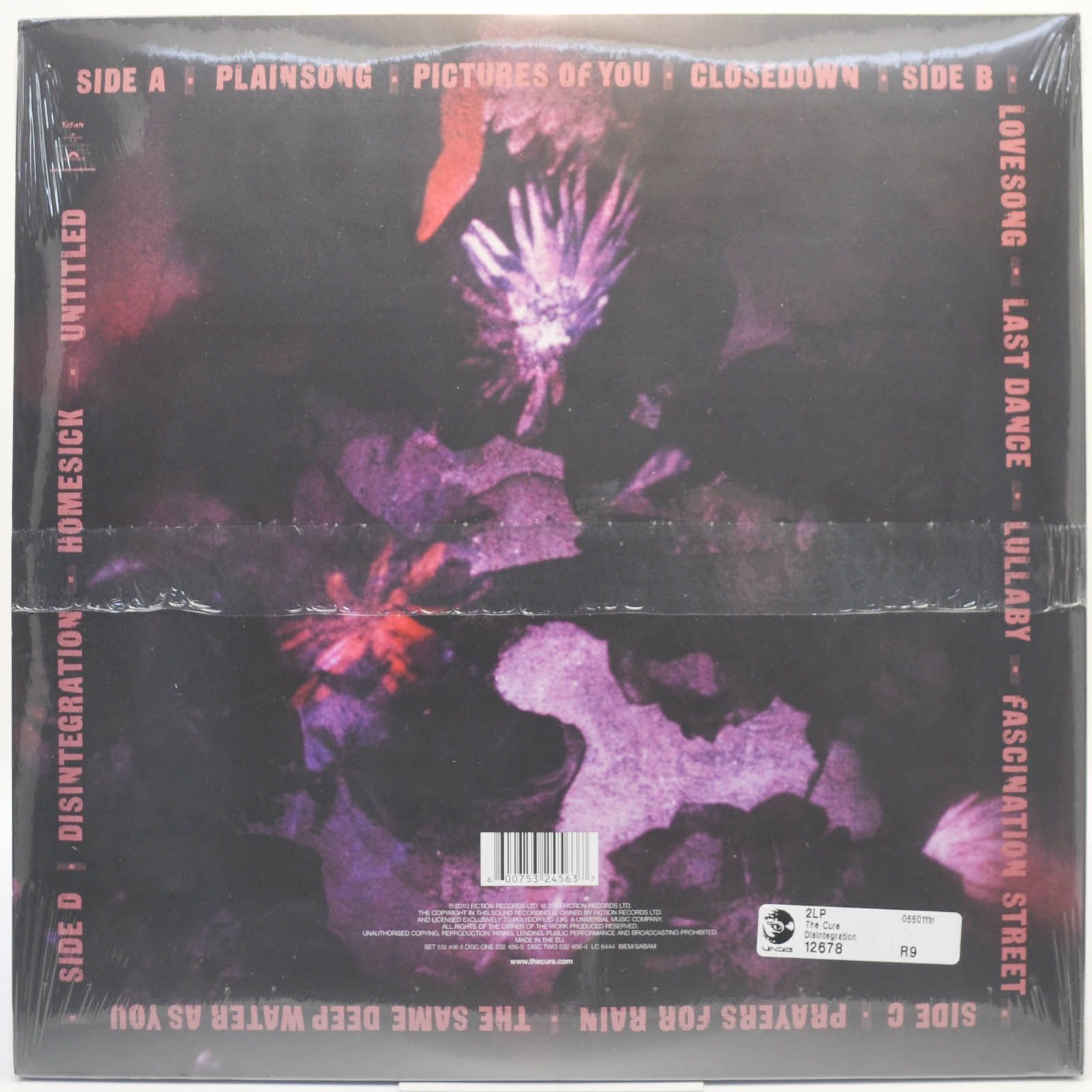 Cure — Disintegration (2LP), 1989