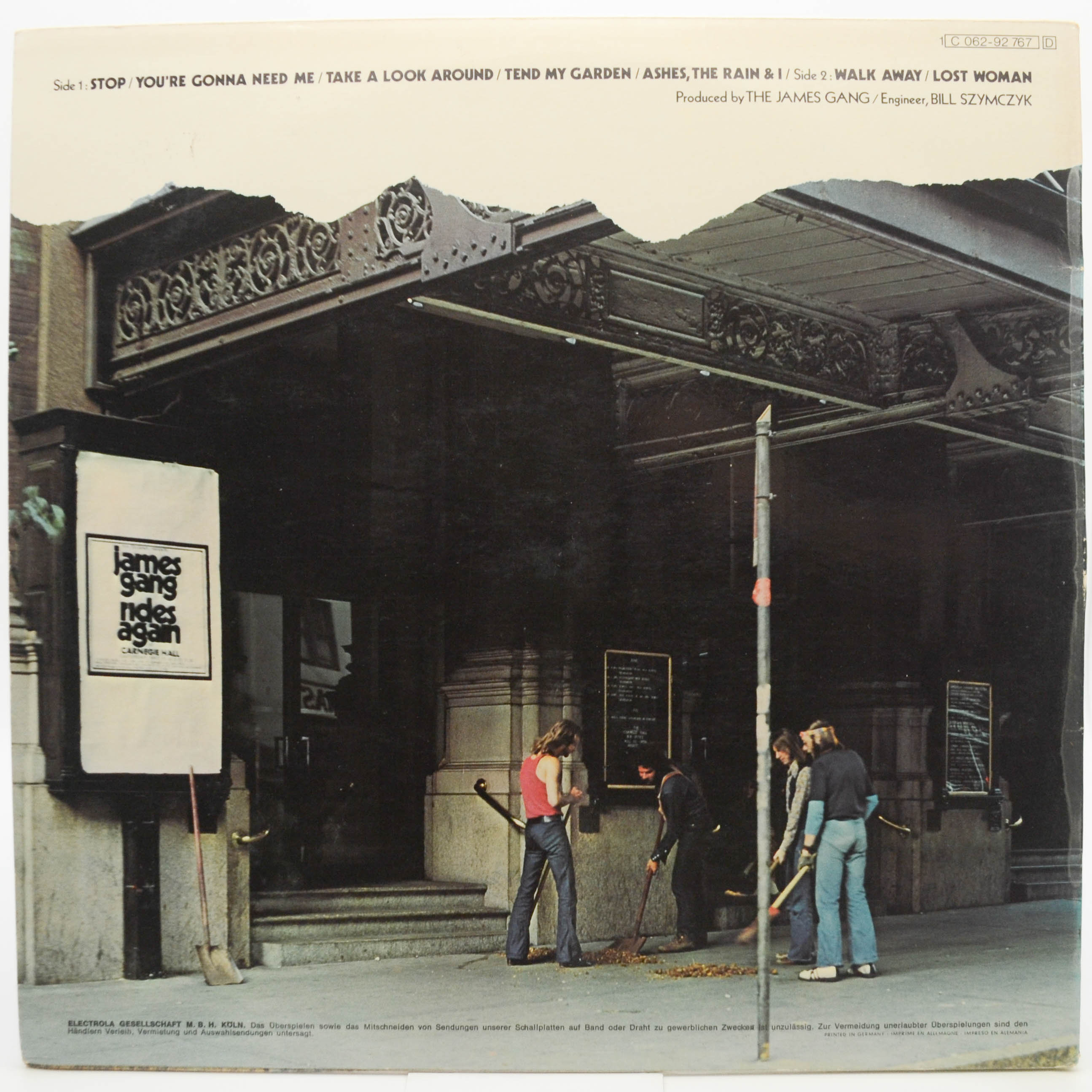 James Gang — Live In Concert, 1971