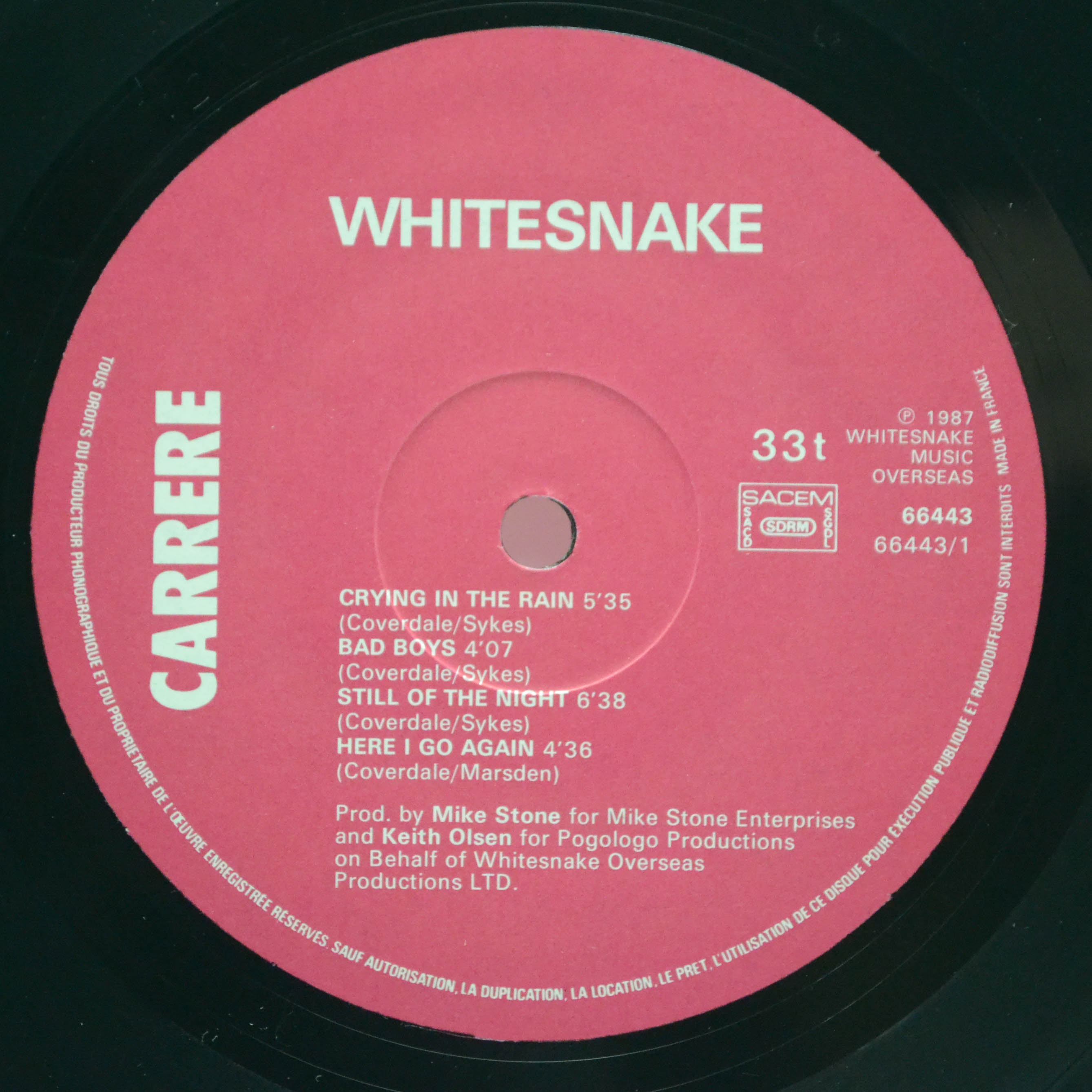Whitesnake — Whitesnake, 1987