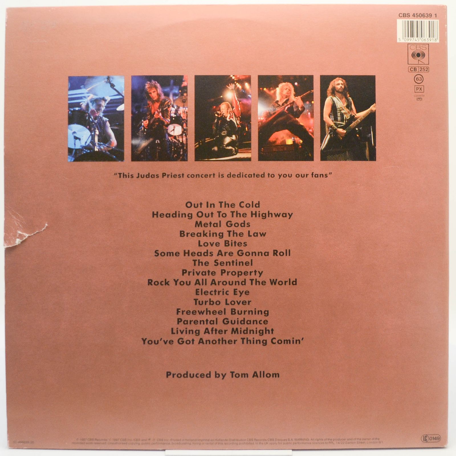 Judas Priest — Priest...Live! (2LP), 1975