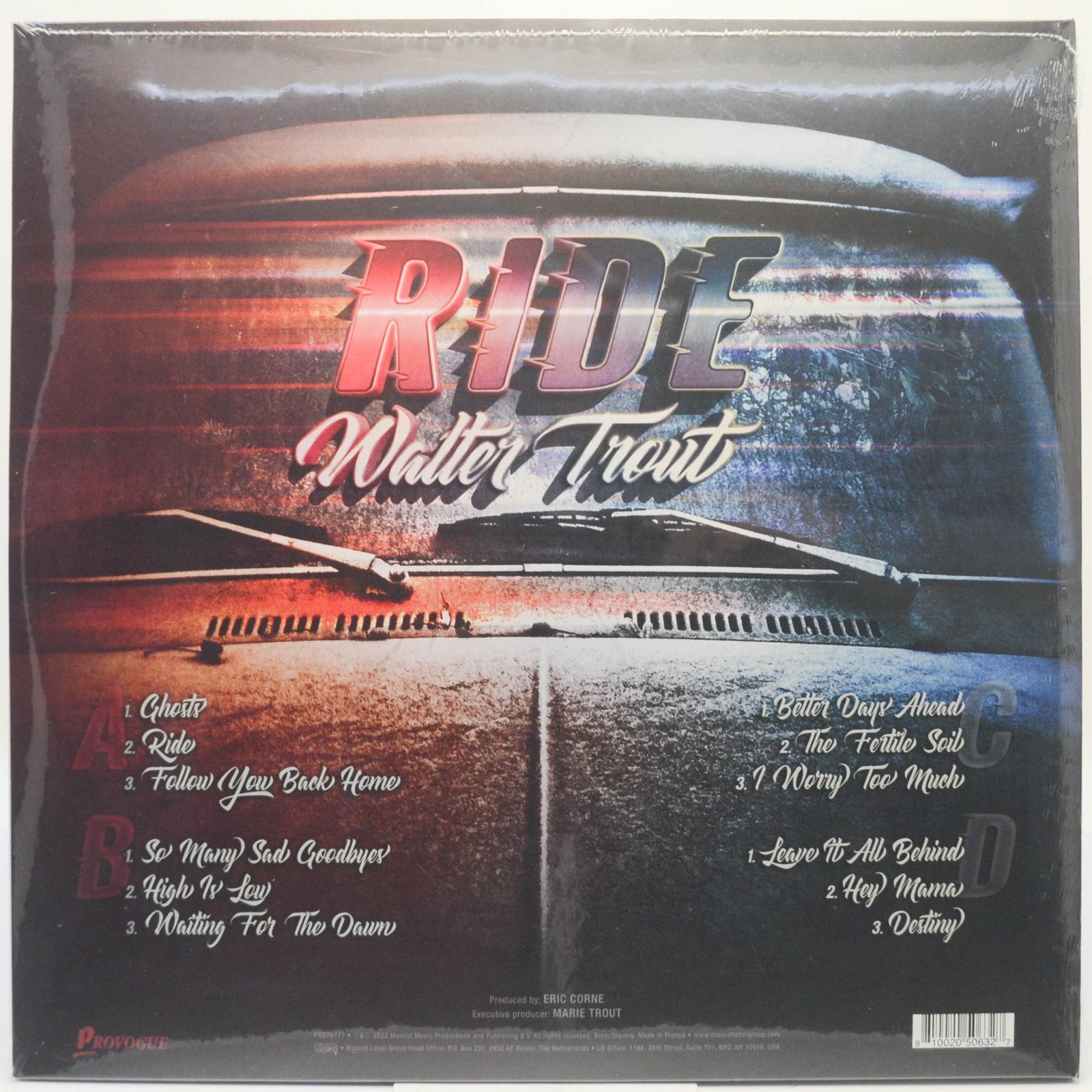 Walter Trout — Ride (2LP), 2022