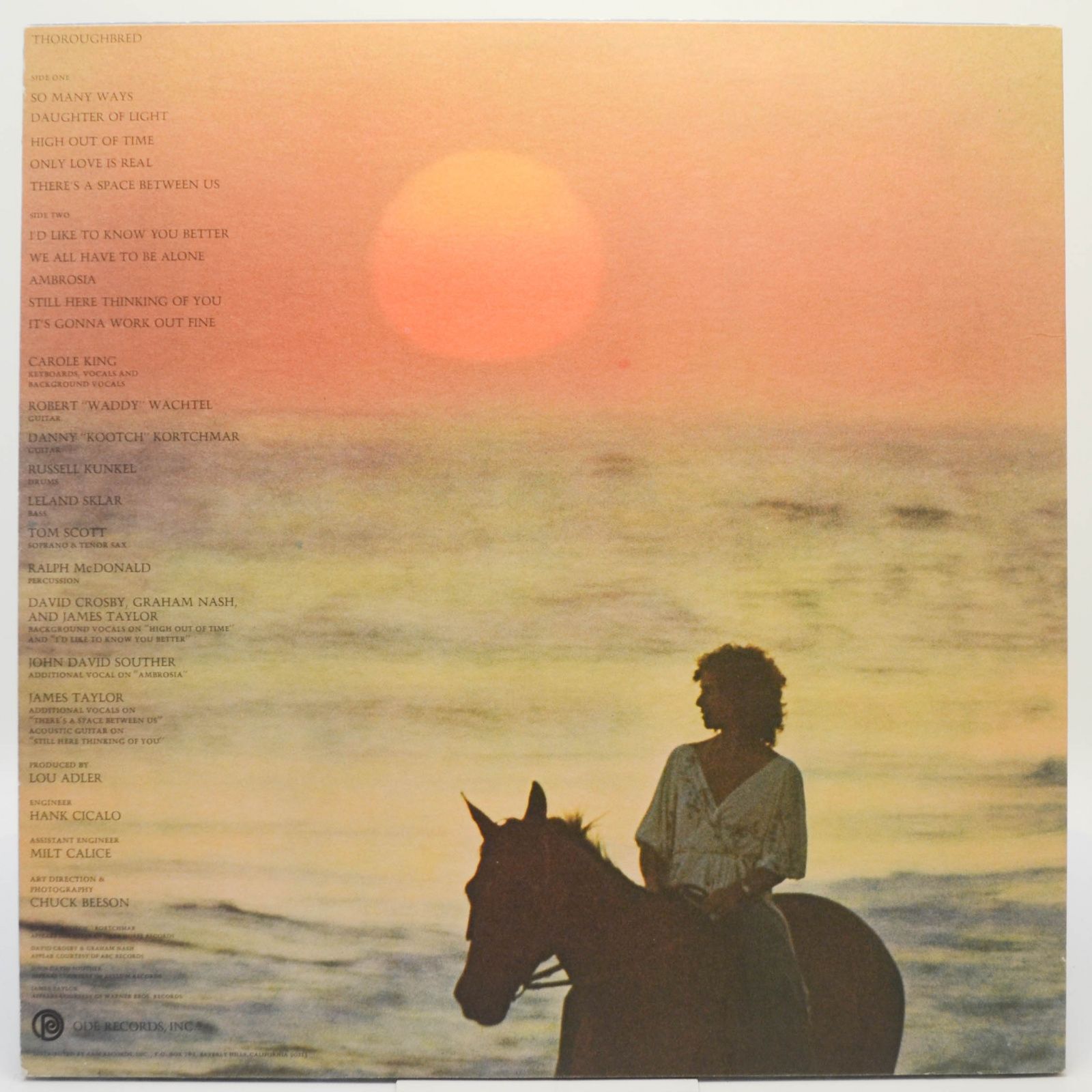 Carole King — Thoroughbred, 1975