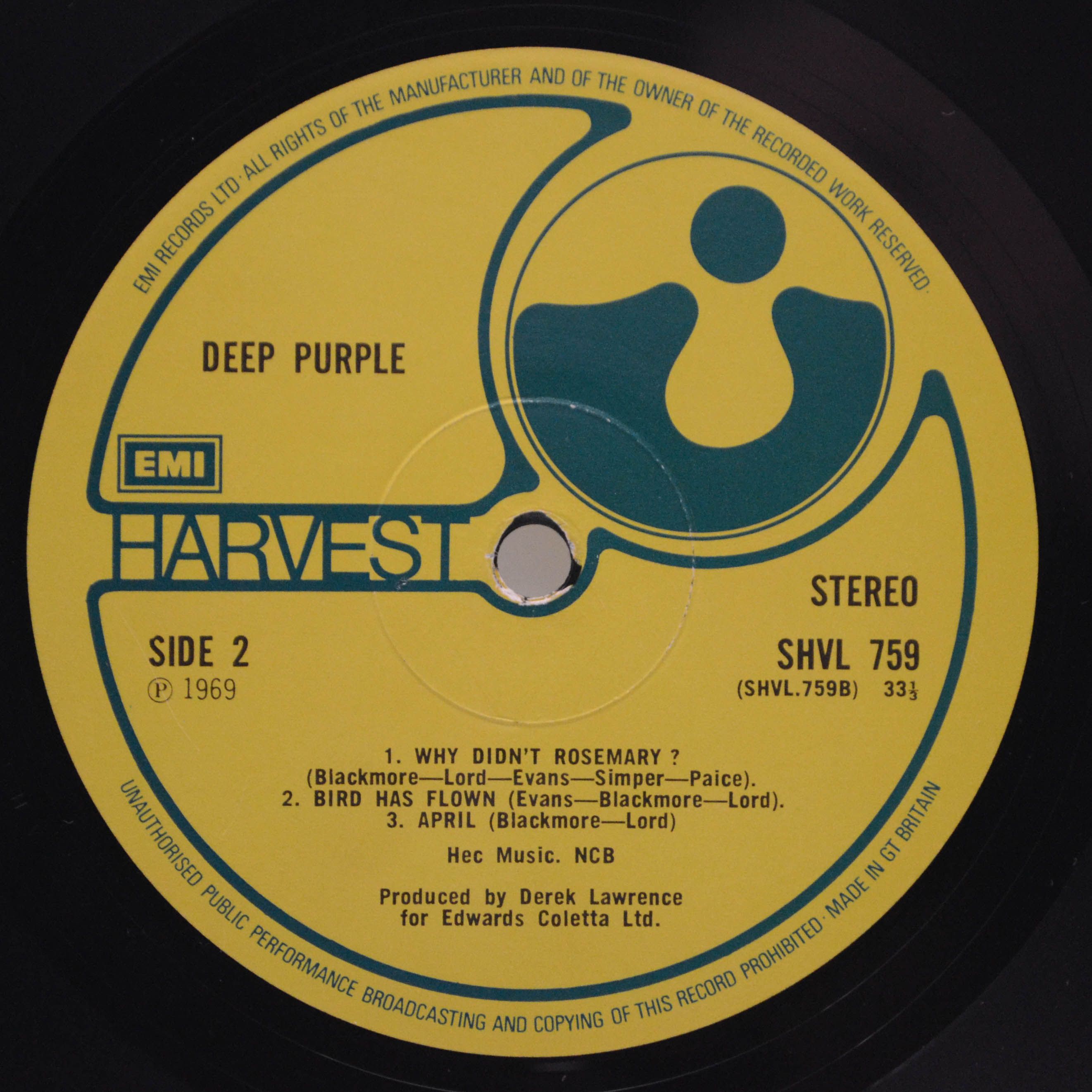Deep Purple — Deep Purple (UK), 1969
