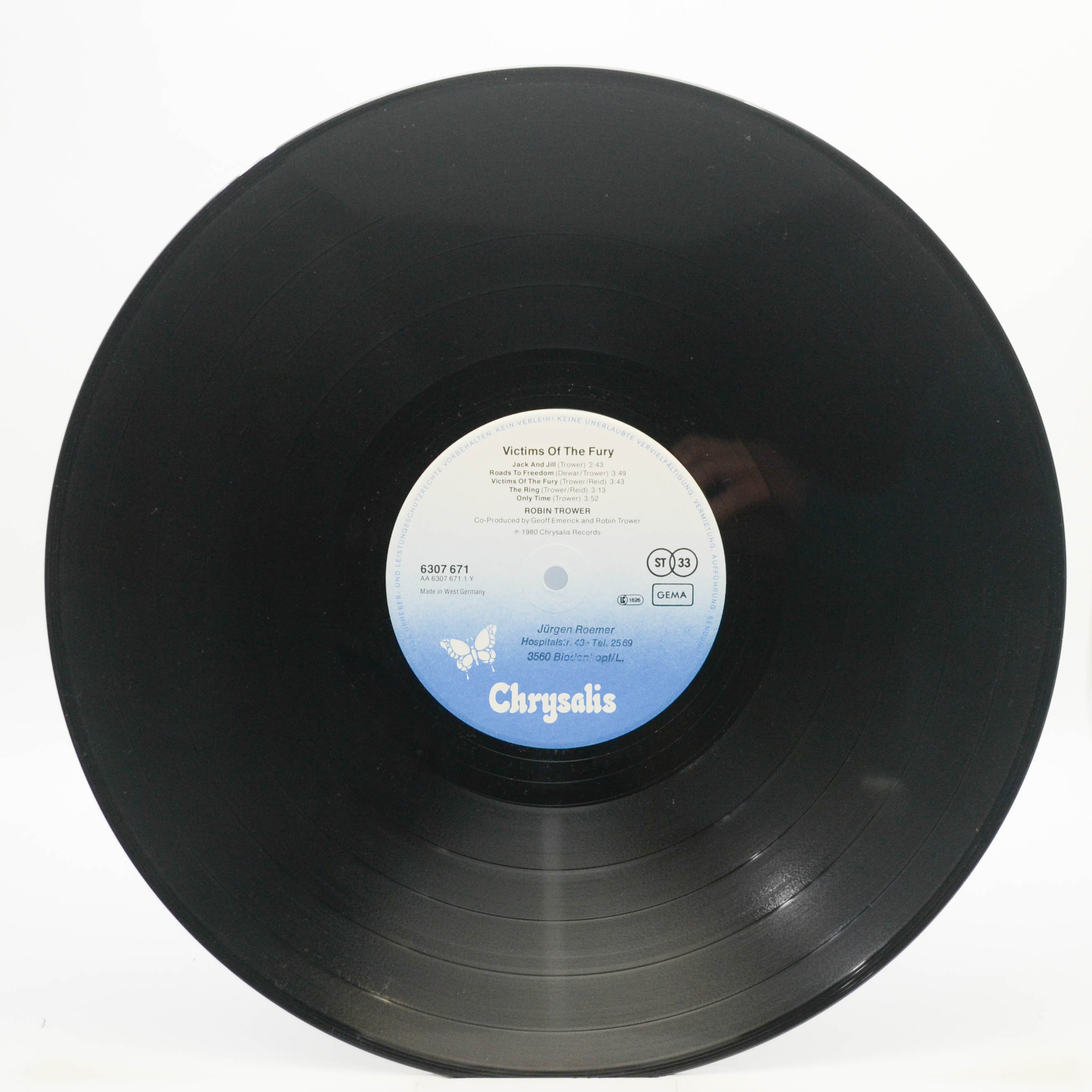 Robin Trower — Victims Of The Fury, 1980