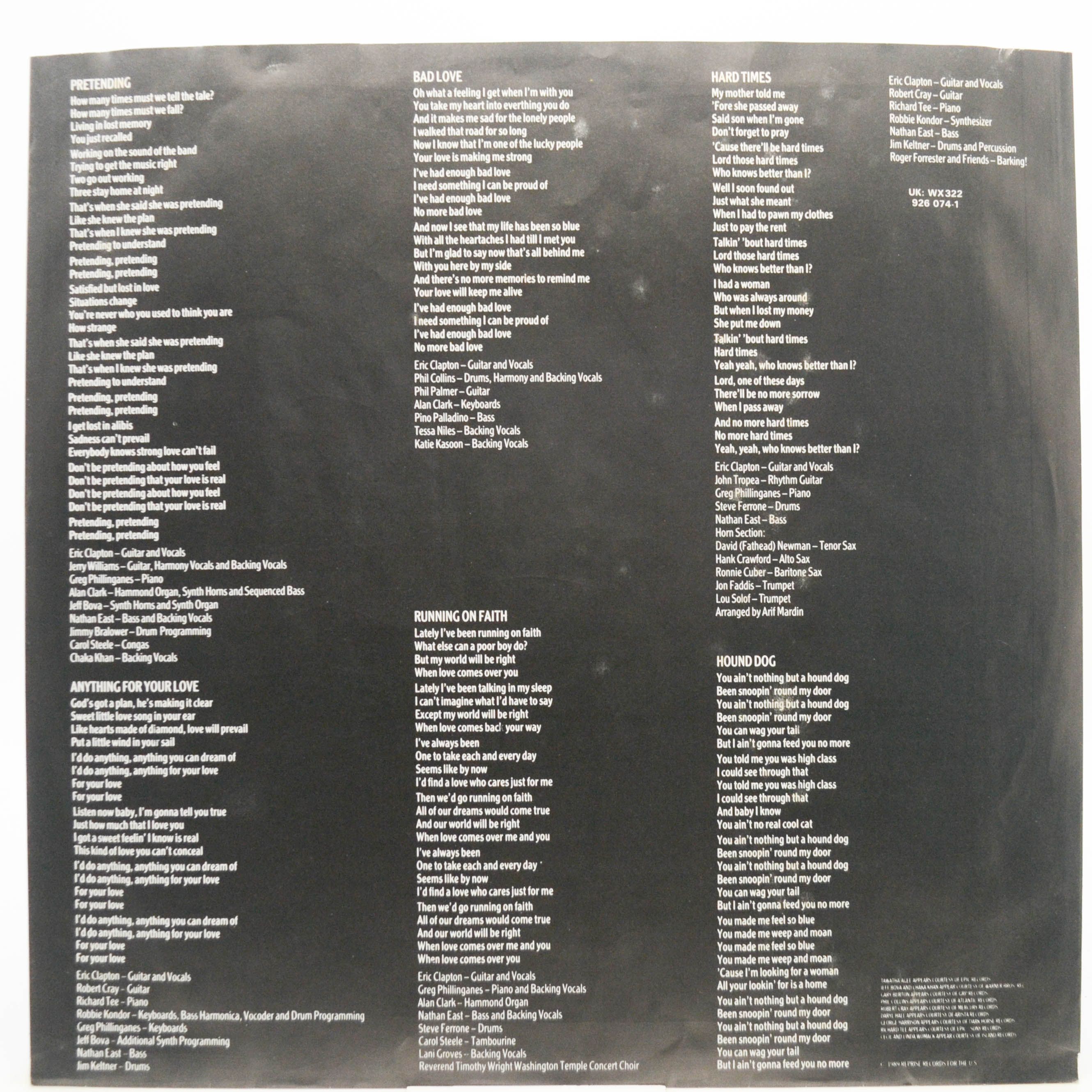 Eric Clapton — Journeyman, 1989