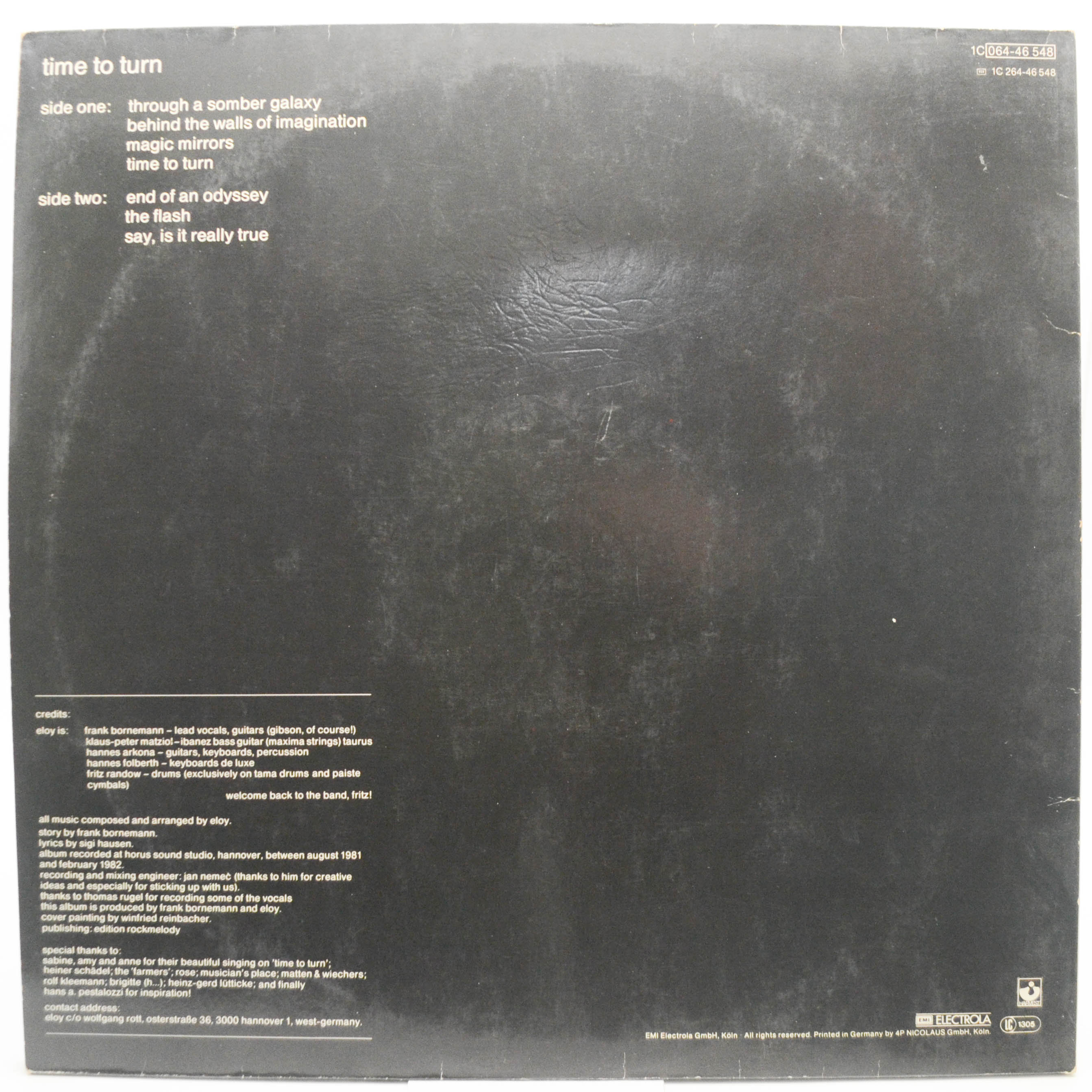 Eloy — Time To Turn, 1982