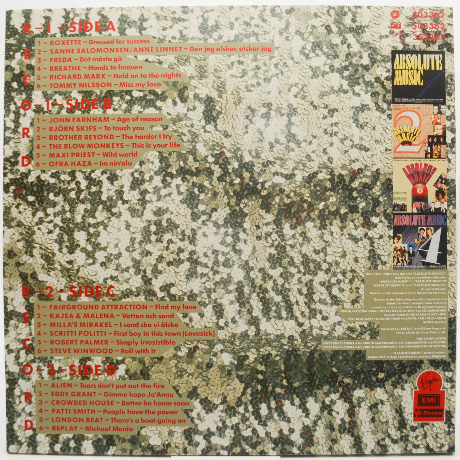 Various — Absolute Music 5 (2LP), 1988