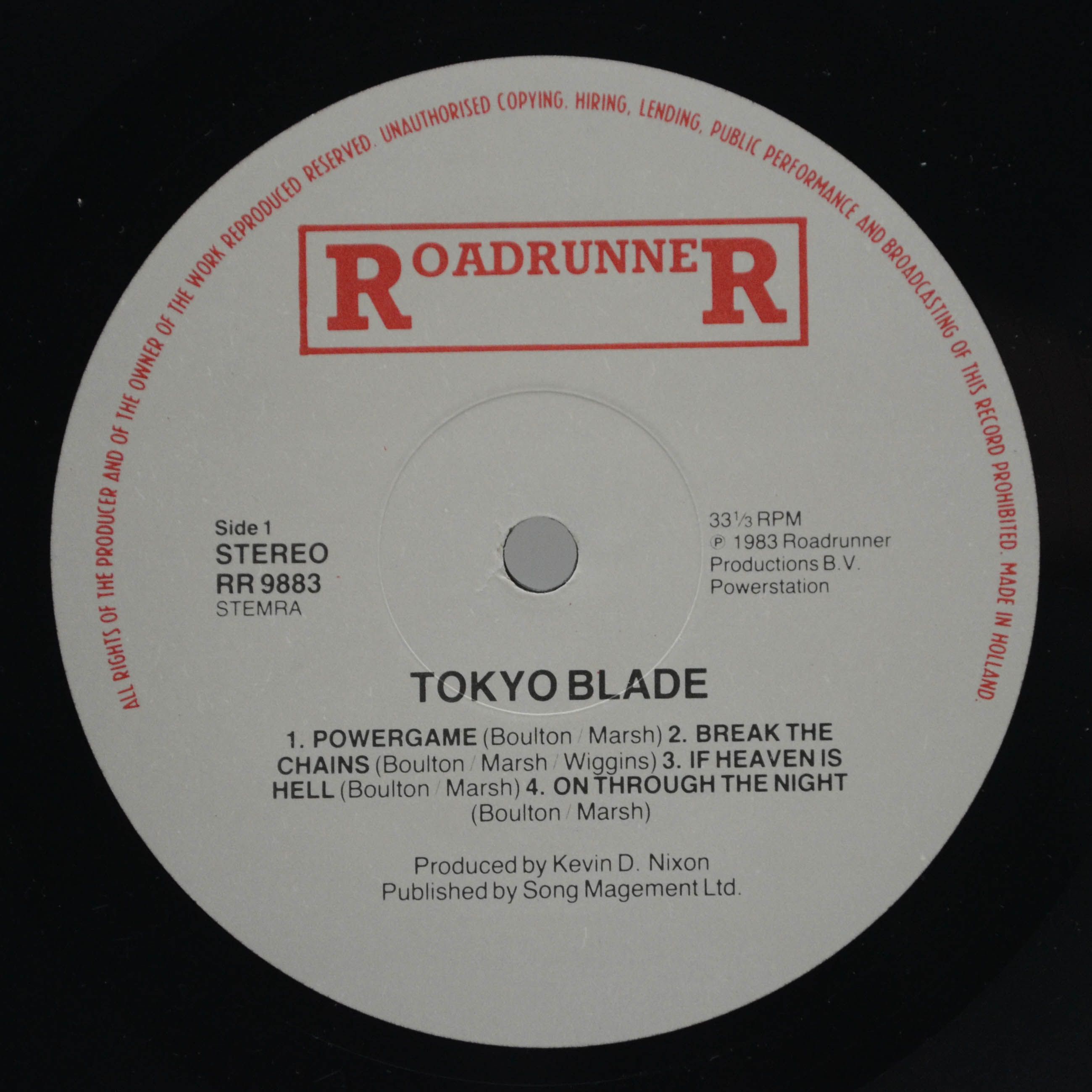 Tokyo Blade — Tokyo Blade, 1983