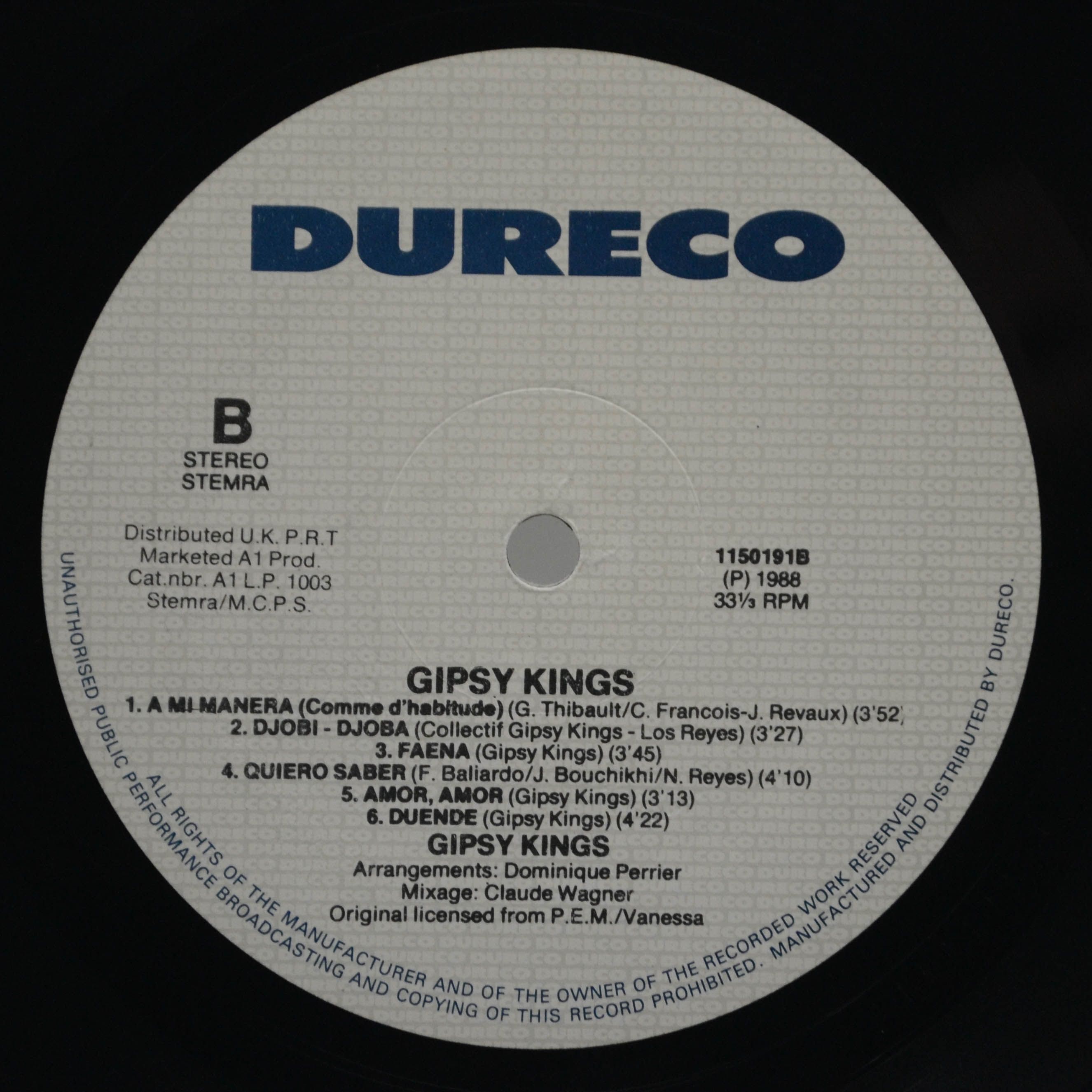 Gipsy Kings — Gipsy Kings, 1987