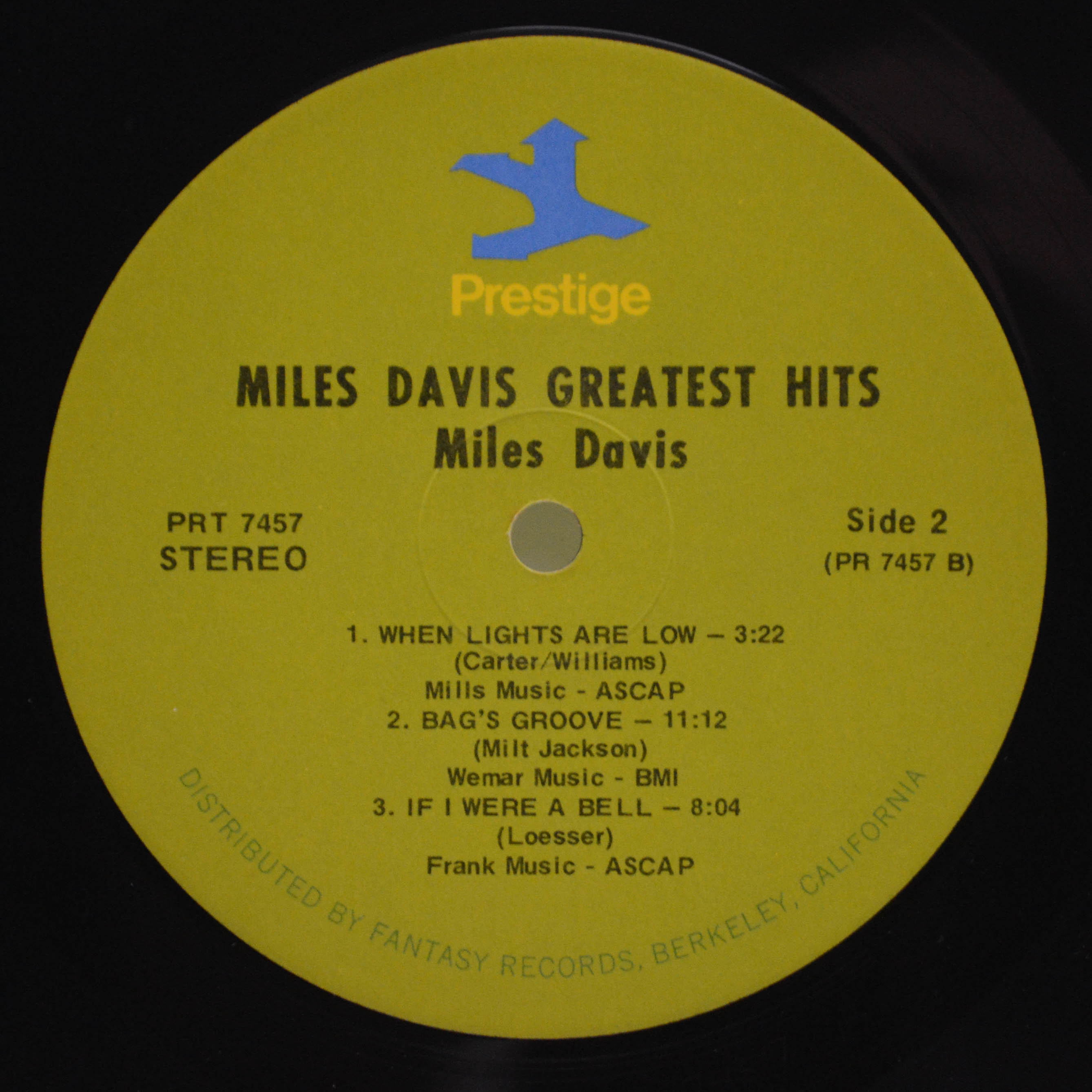 Miles Davis — Greatest Hits (1-st, USA), 1967