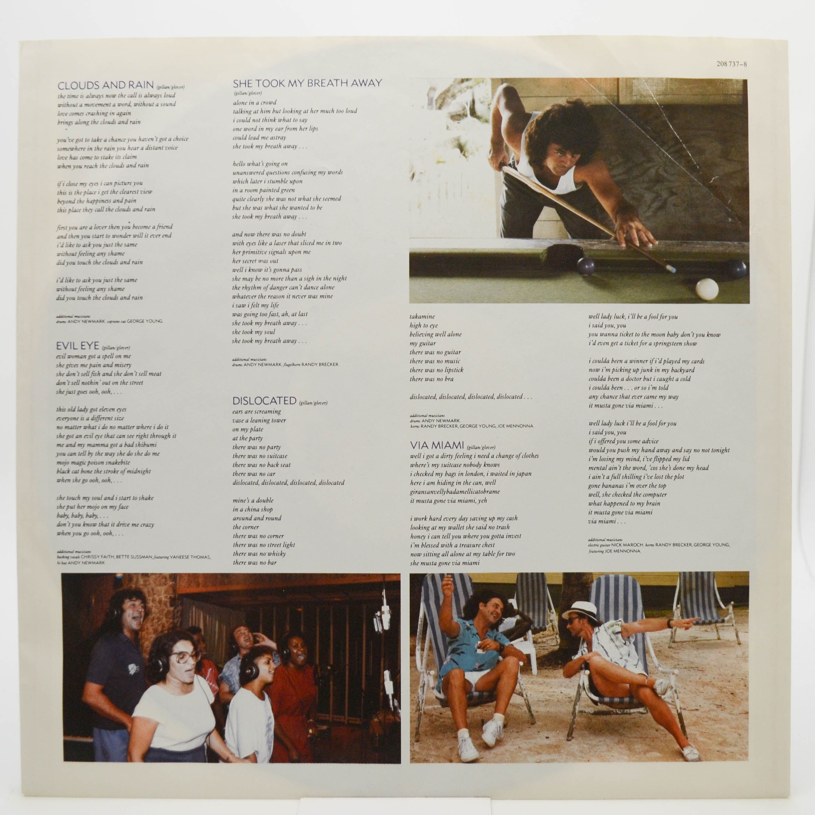 Gillan & Glover — Accidentally On Purpose, 1988