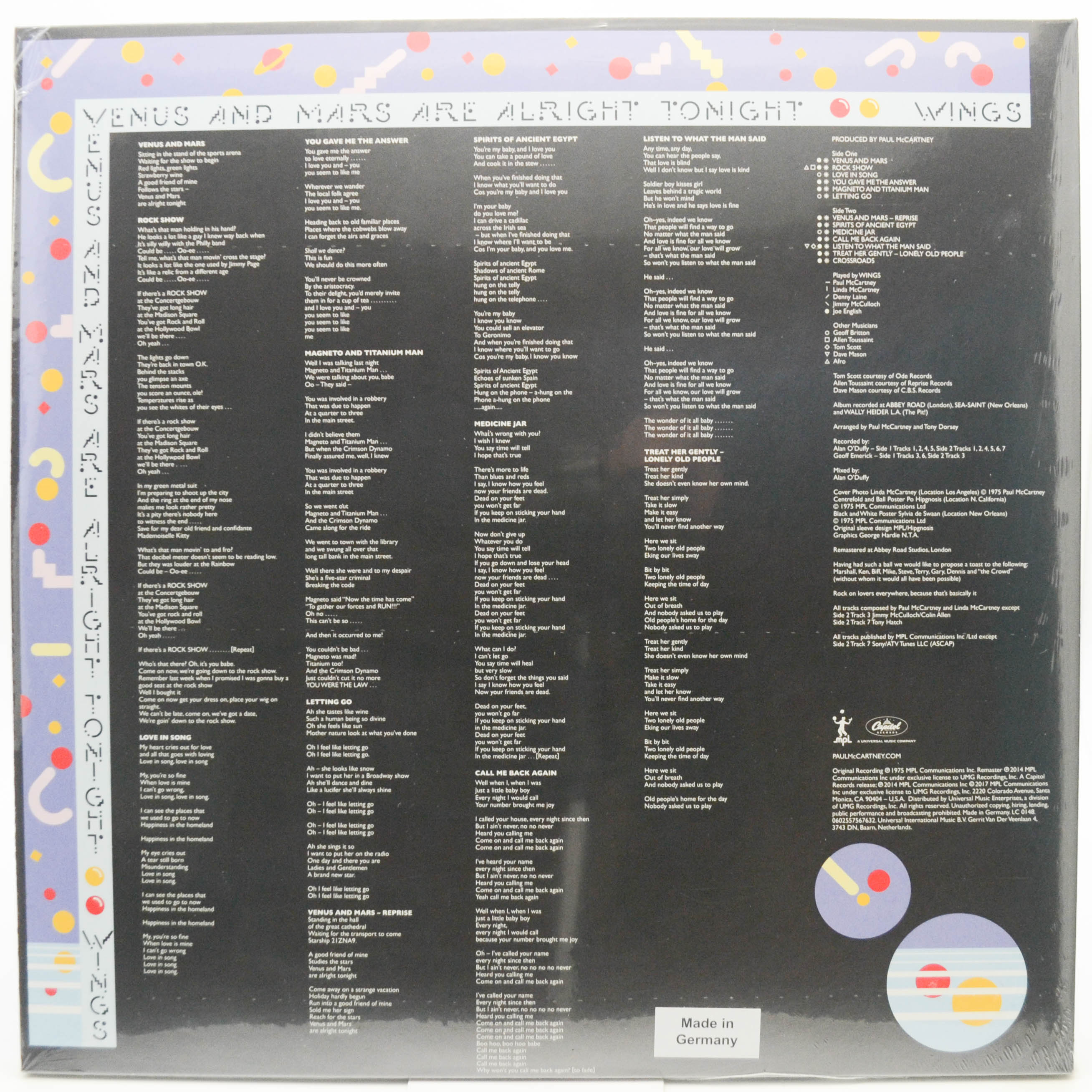 Wings — Venus And Mars, 1975