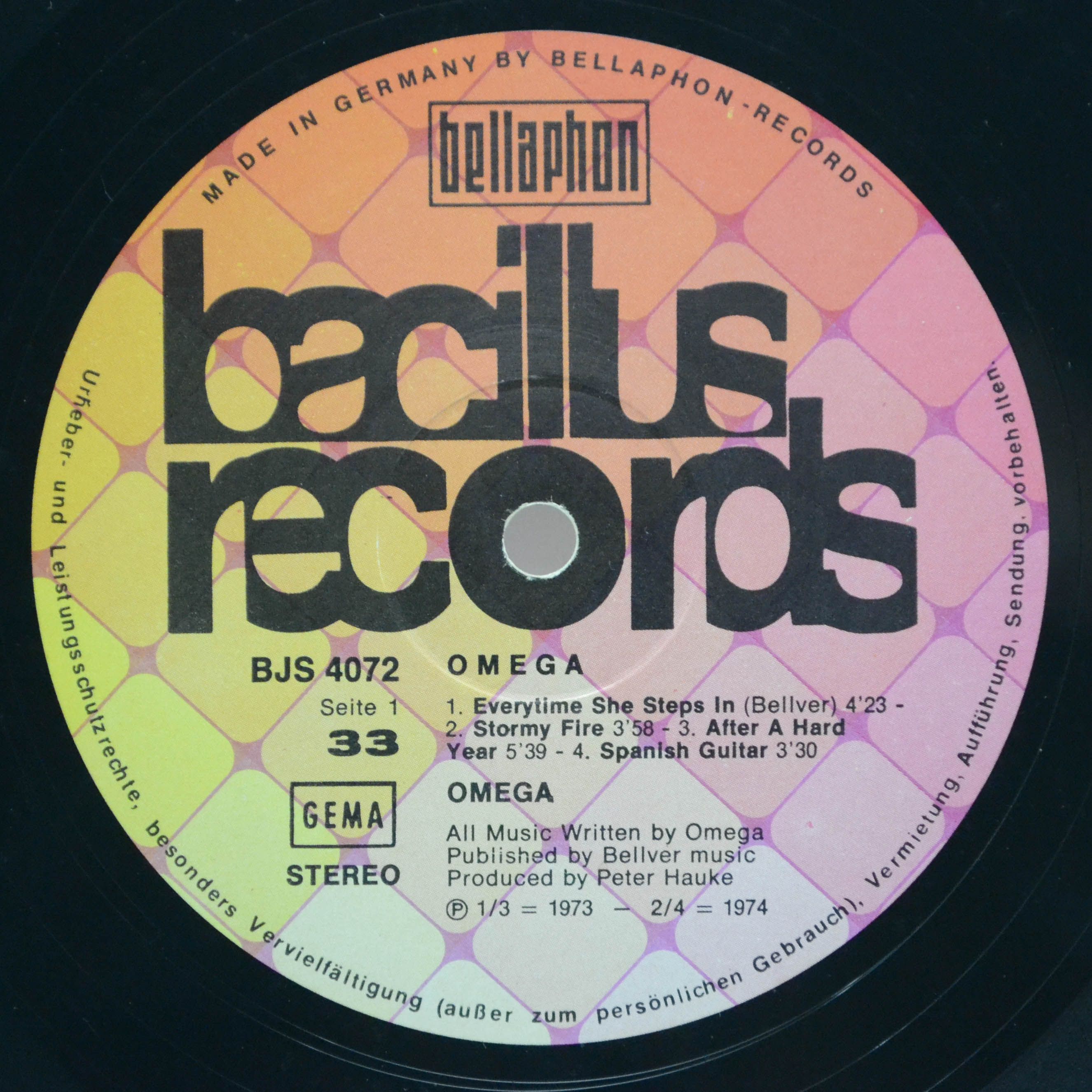 Omega — Omega, 1975