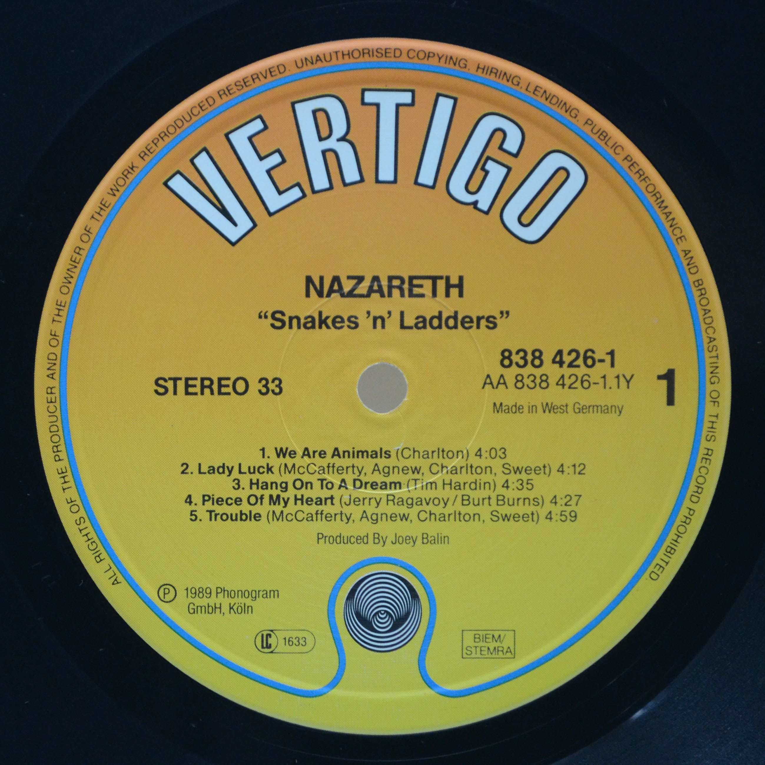 Nazareth — Snakes 'N' Ladders, 1989