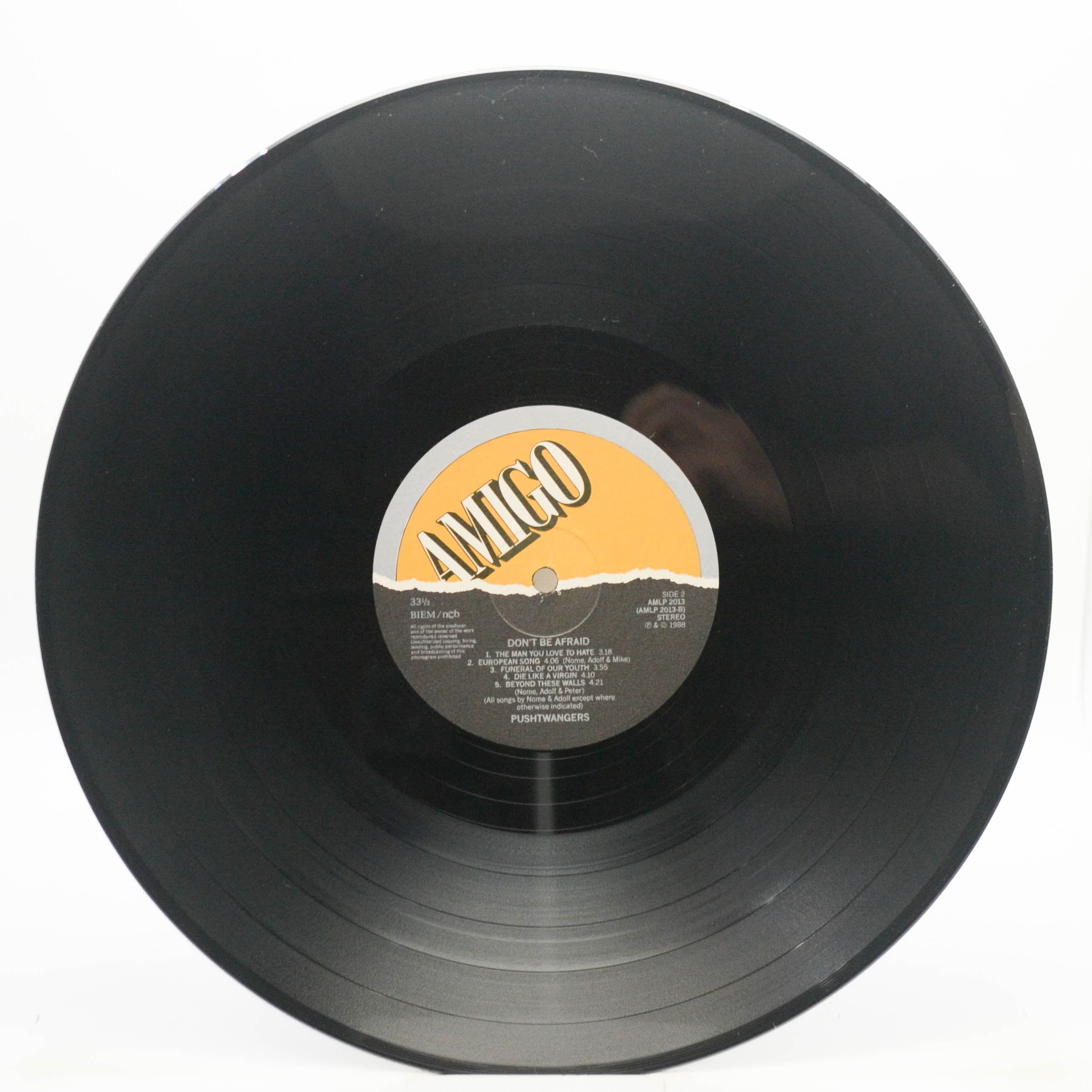 Pushtwangers — Don't Be Afraid, 1988