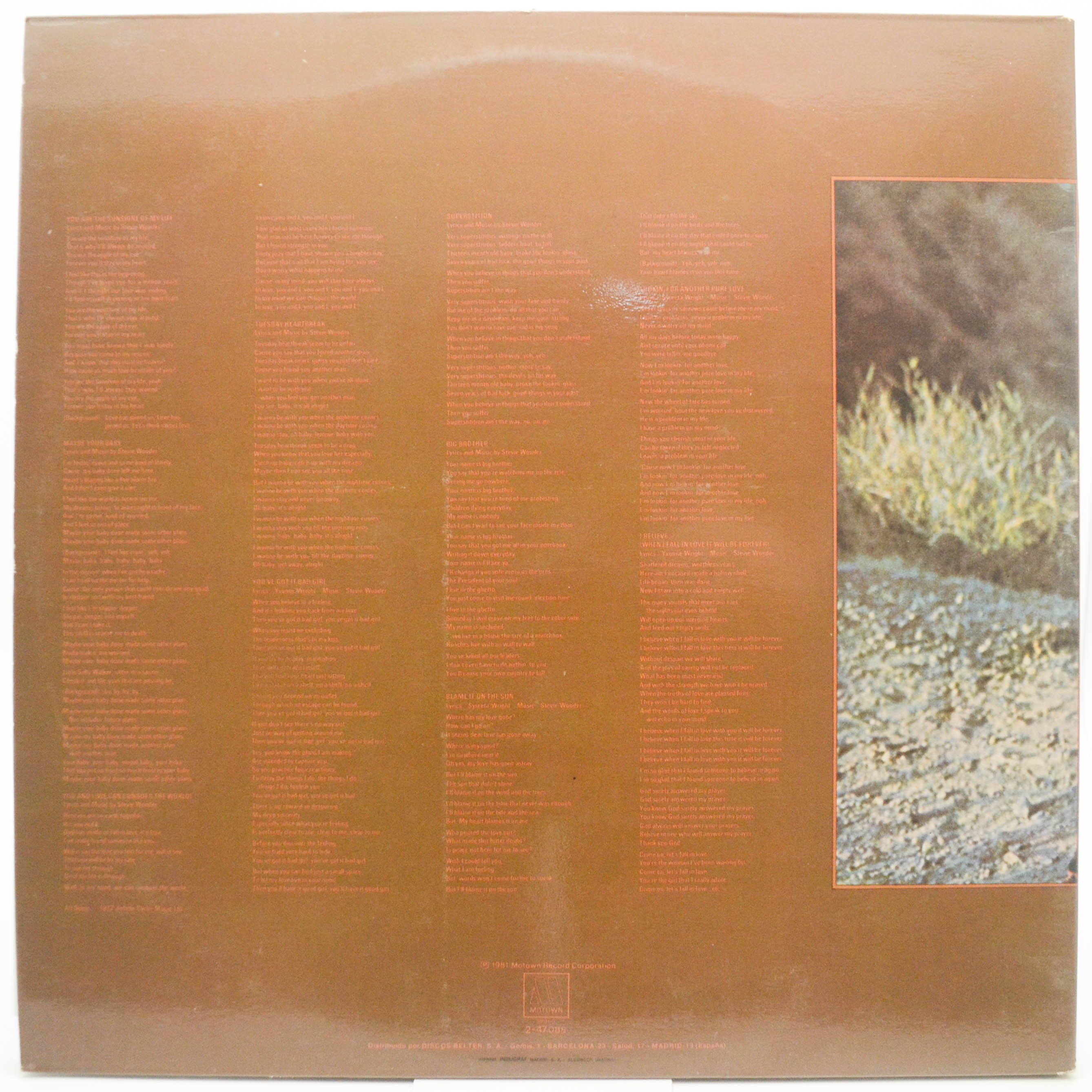 Stevie Wonder — Talking Book, 1972