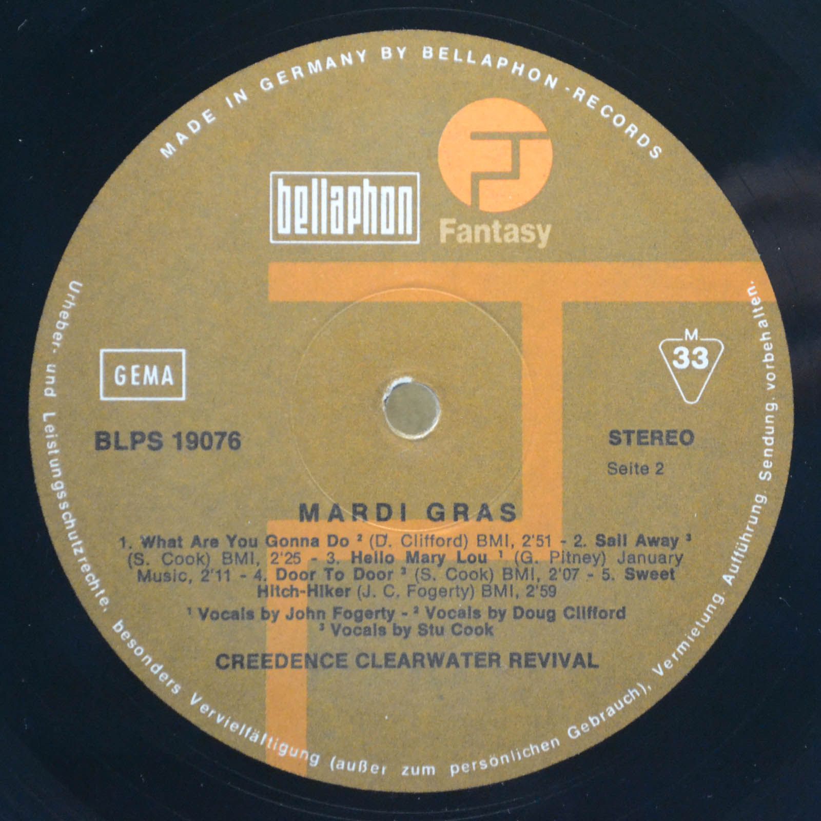 Creedence Clearwater Revival — Mardi Gras, 1972