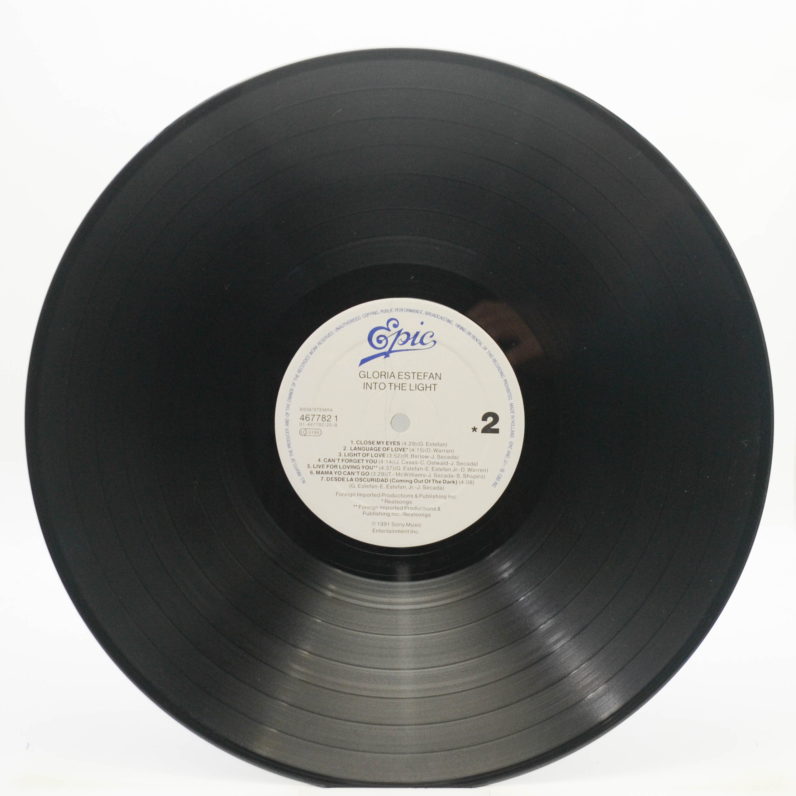 Gloria Estefan — Into The Light, 1991