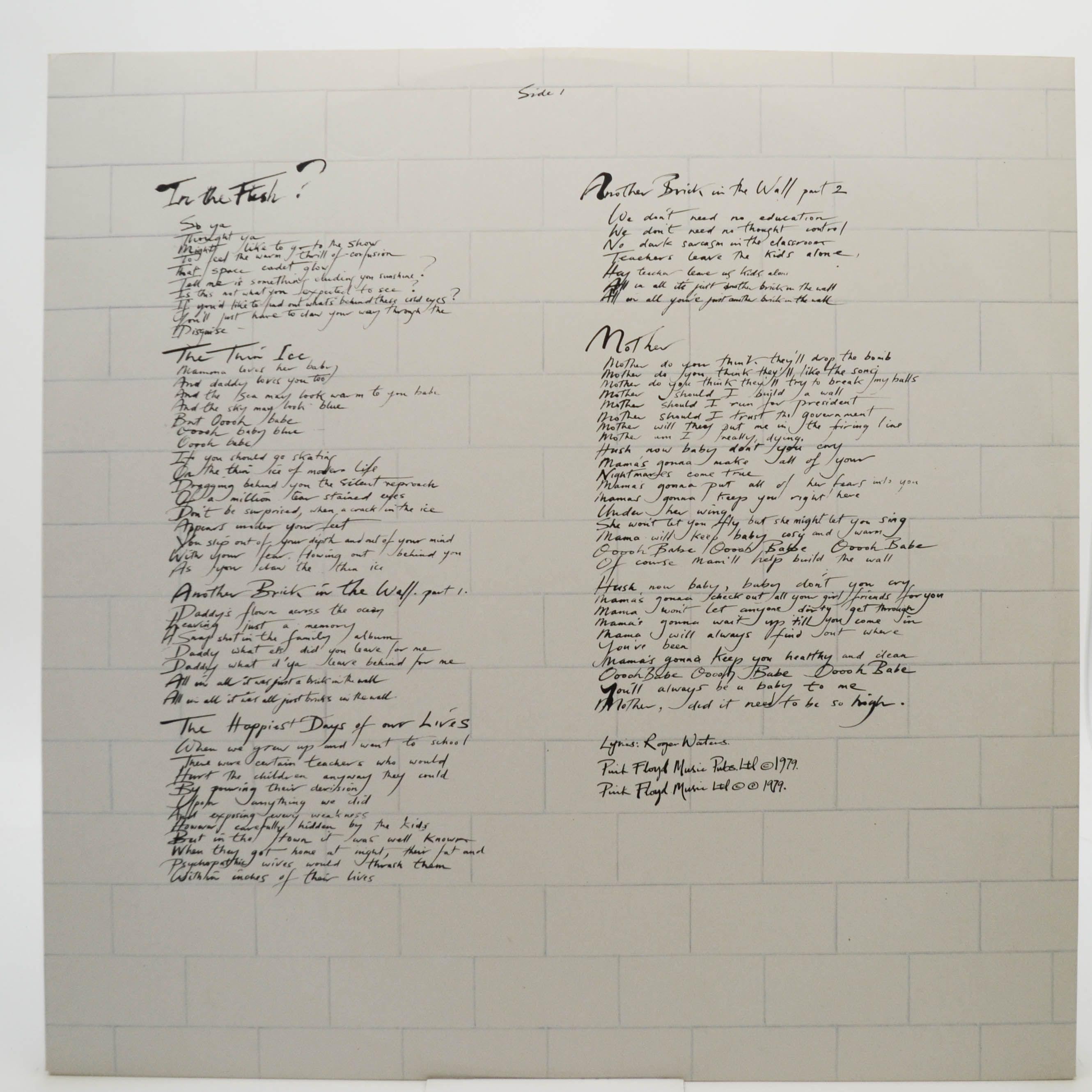 Pink Floyd — The Wall (2LP), 1979