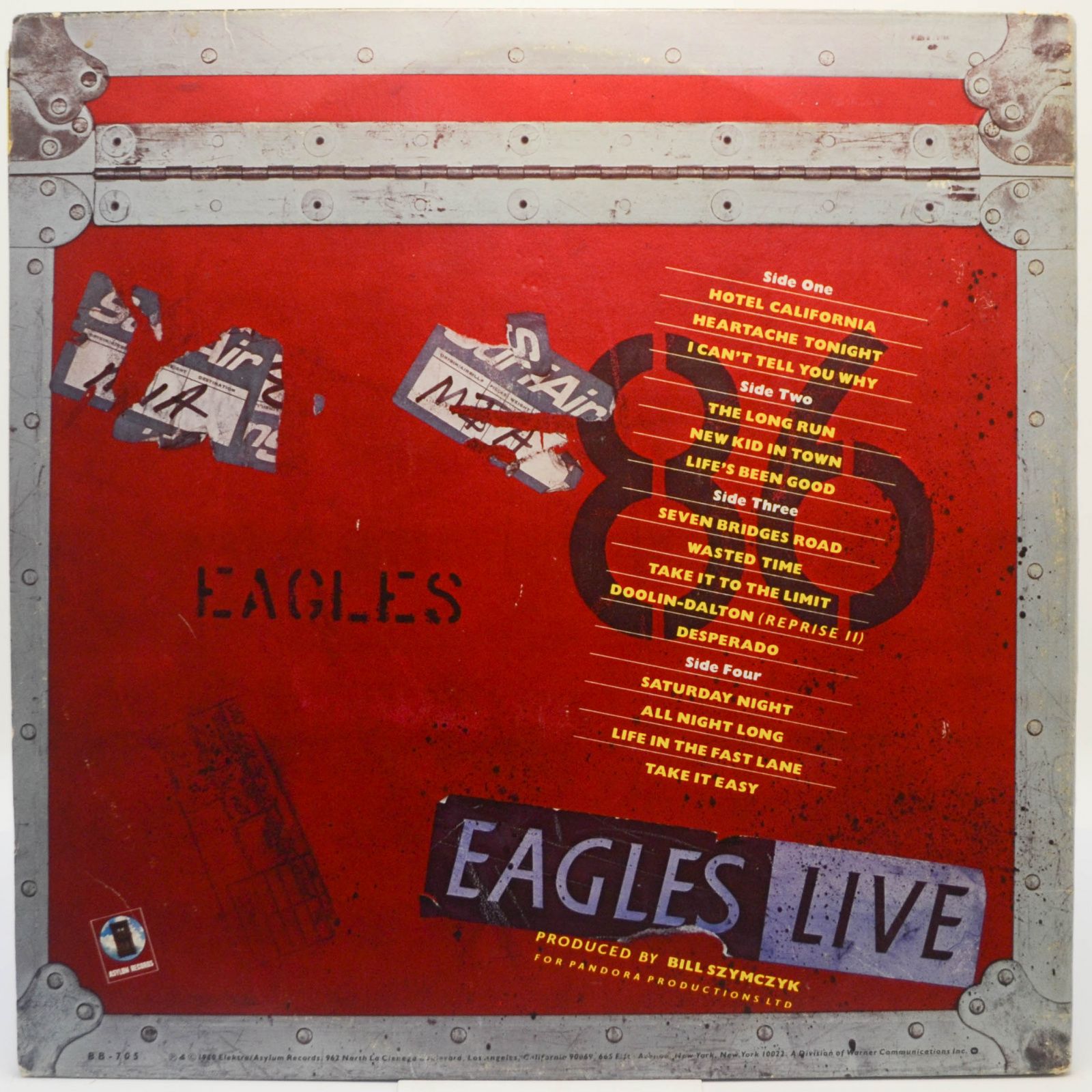 Eagles — Eagles Live (2LP, USA, poster), 1980