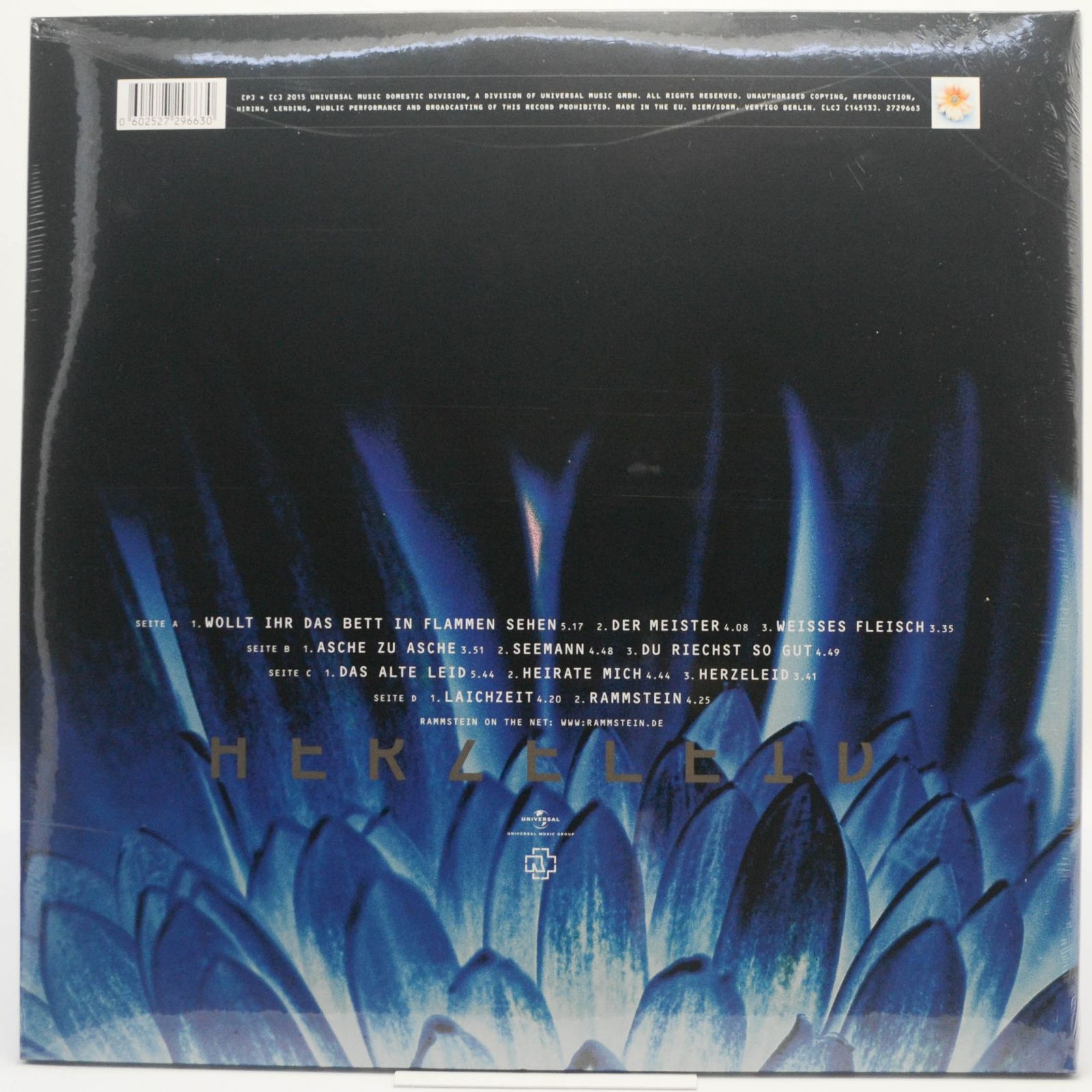 Rammstein — Herzeleid (2LP), 1995