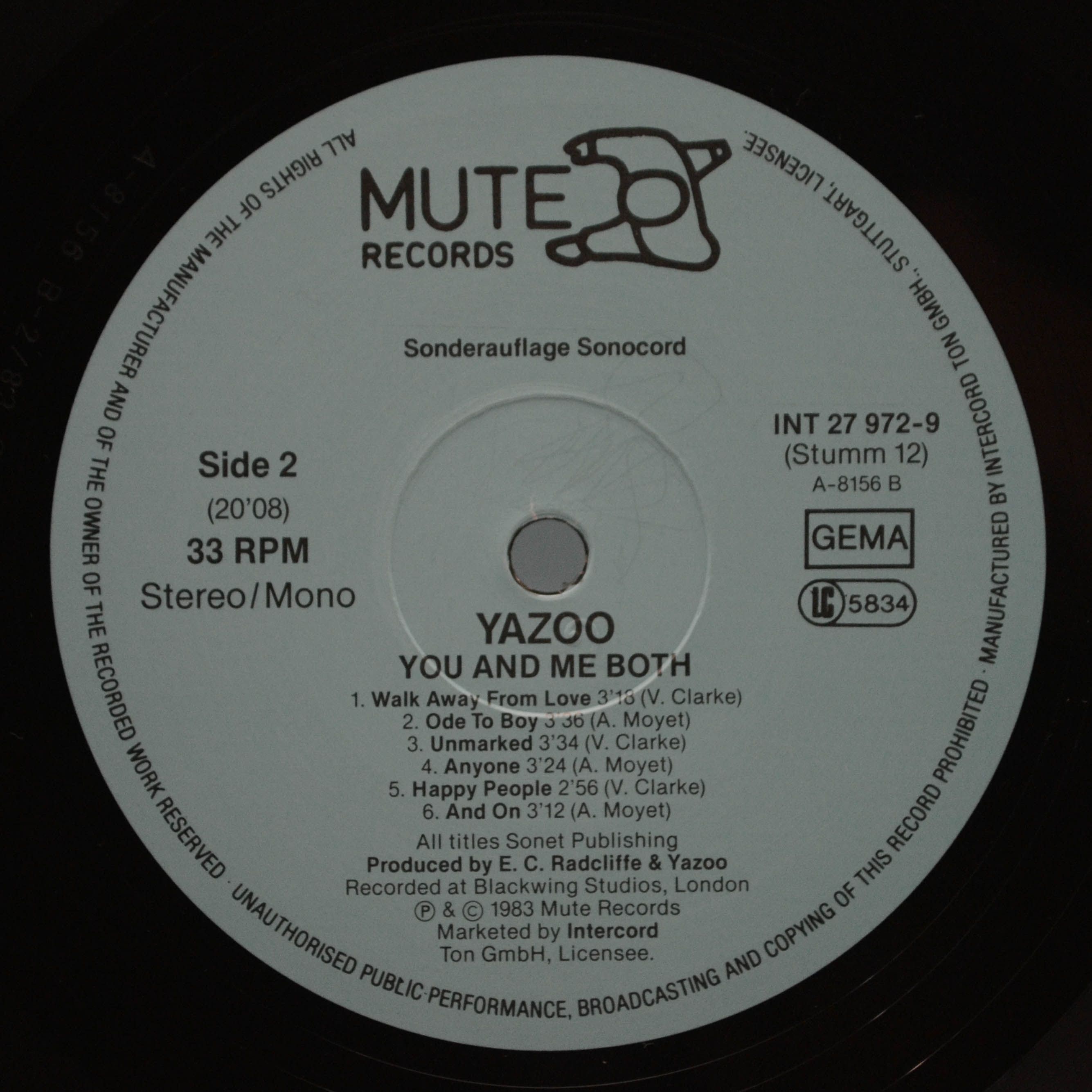 Yazoo — You And Me Both, 1983