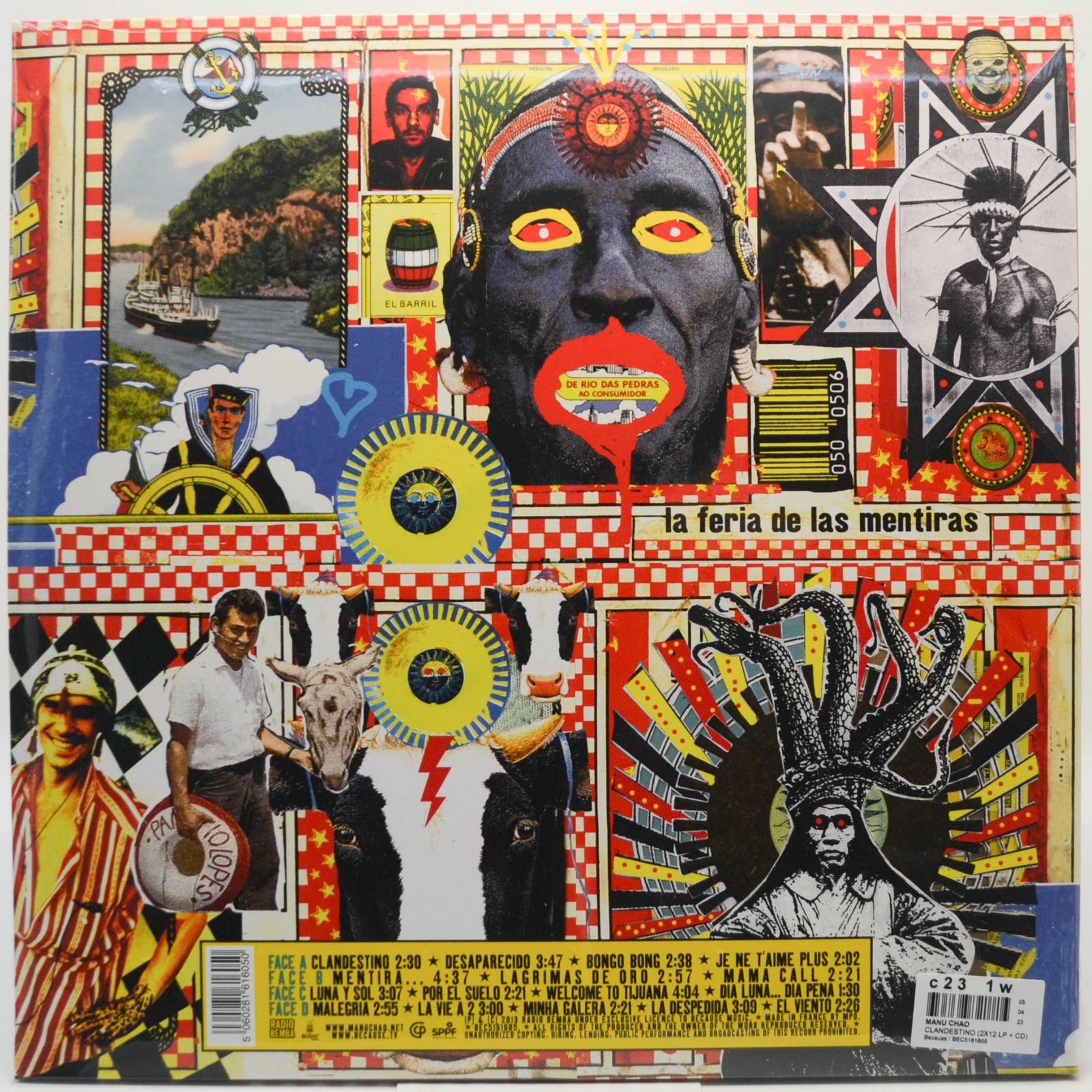 Manu Chao — Clandestino (2LP), 1998